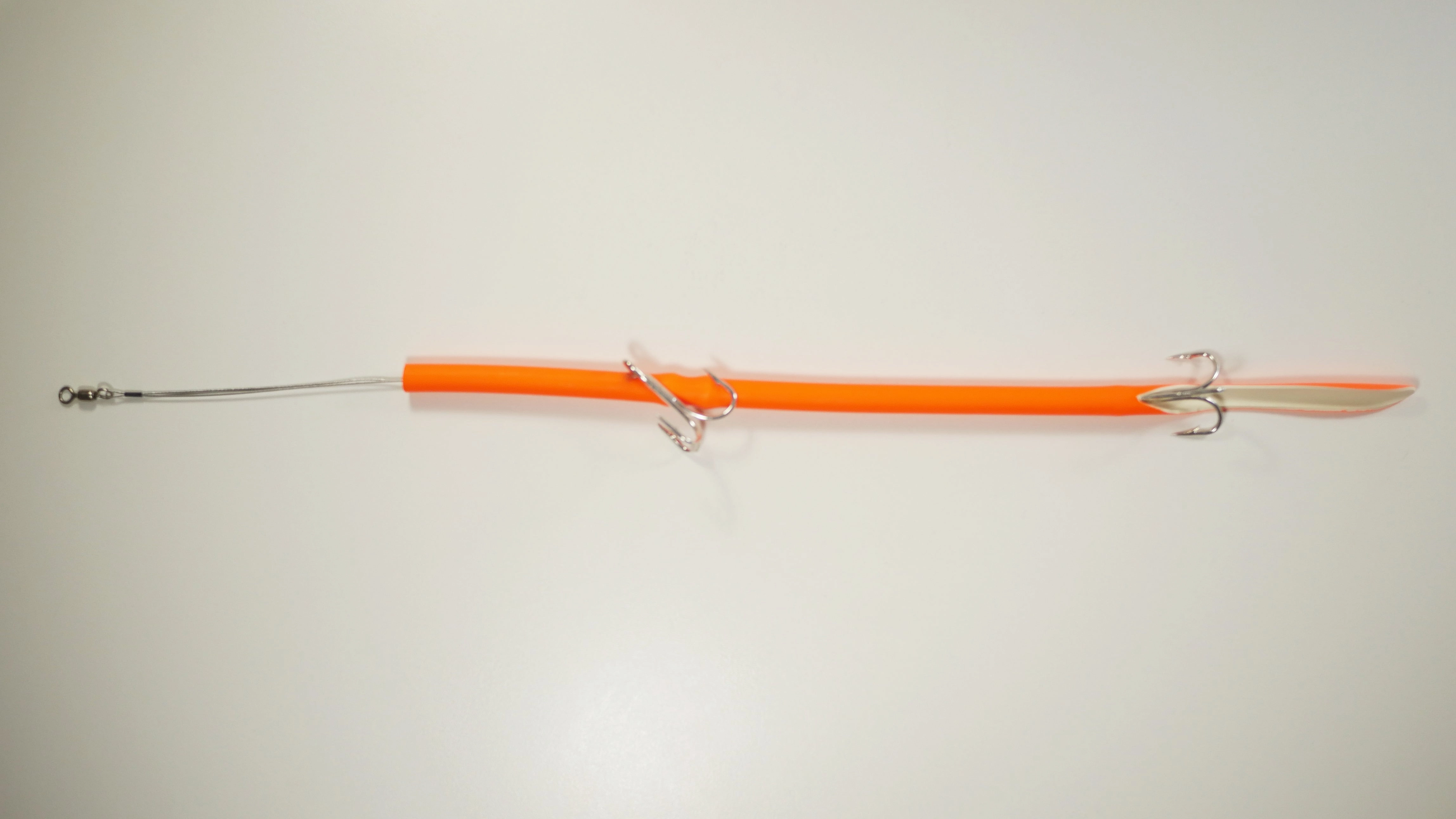 ORANGE CLASSIC CUDA TUBES (DOUBLE) TREBLE HOOK - 2 or 5 Pack - FREE SHIPPING