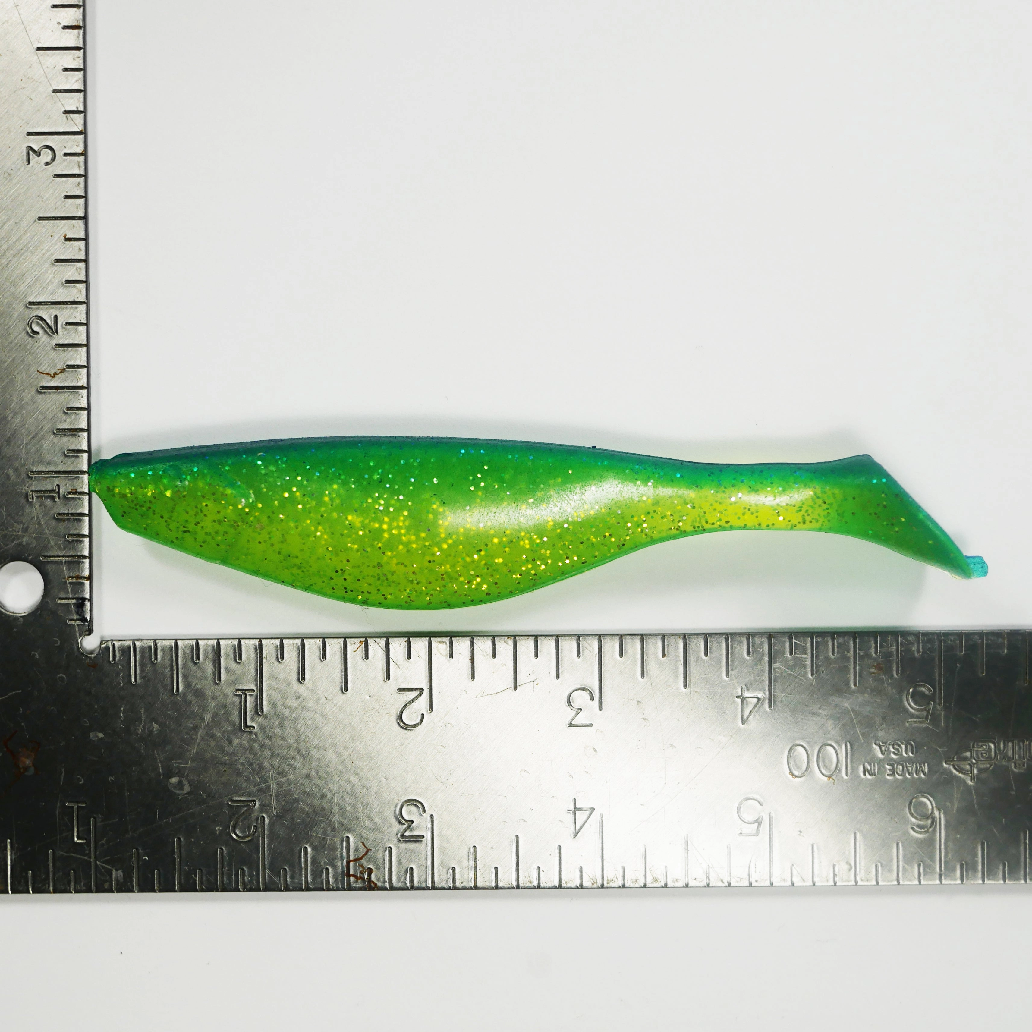 Paddletail Soft Plastic Finger Mullet - MAHI - 10 or 20 pack.  FREE SHIPPING.