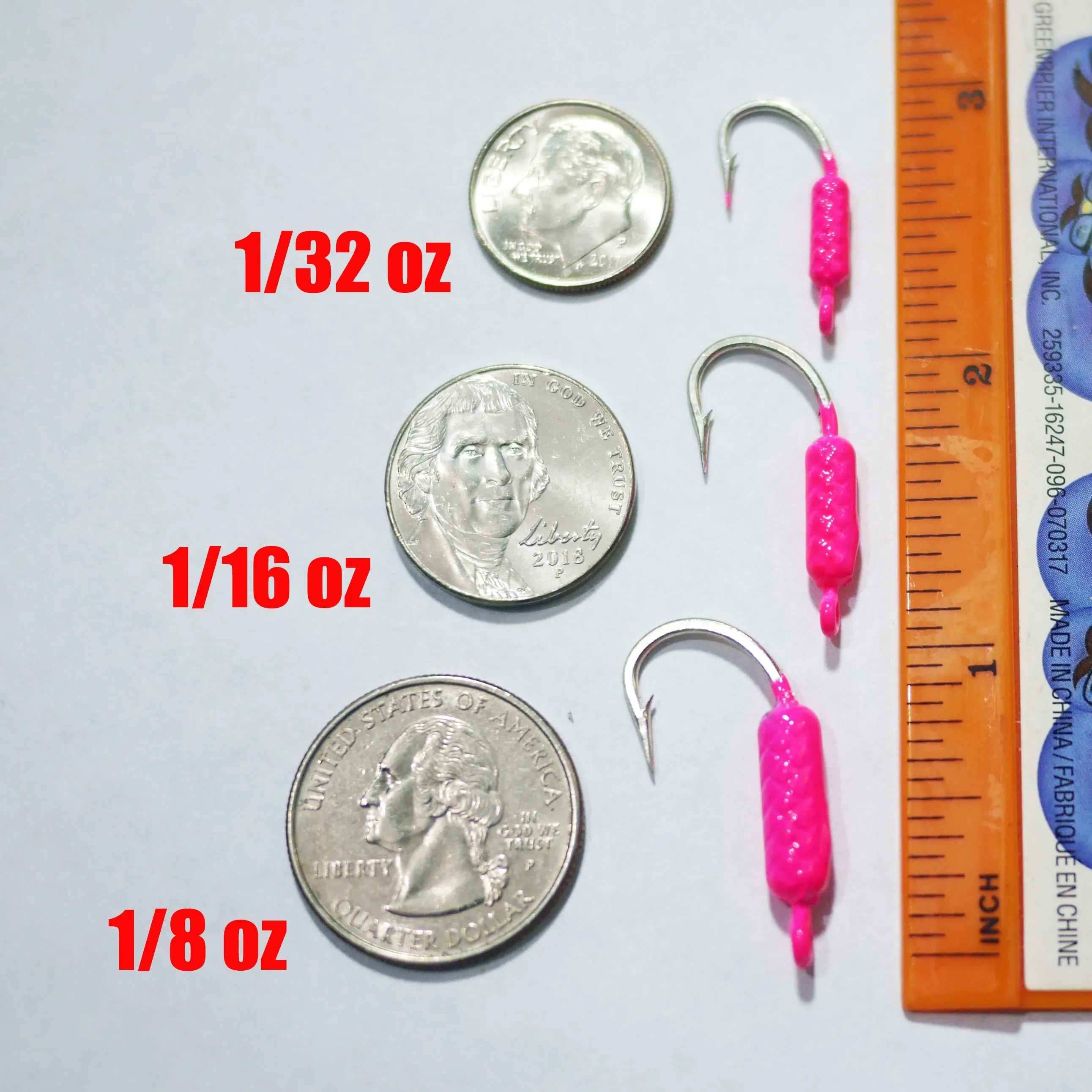 PINK - 25/50 CT. - Yellowtail Snapper Drift Jig - FREE SHIPPING