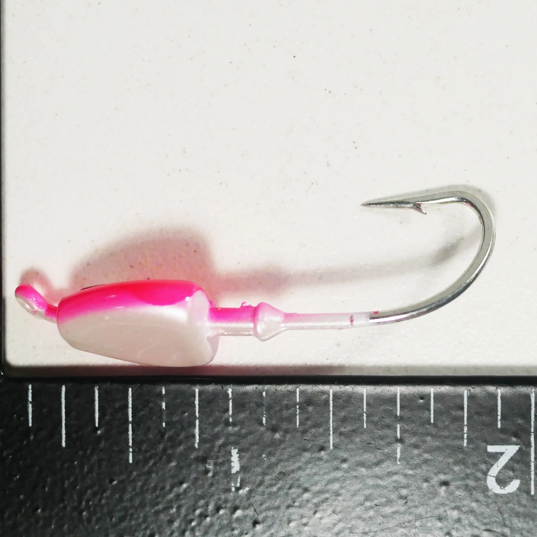 (PINK) BONEFISH JIGHEAD (STRAIGHT) - 1/4 oz - 3, 5, or 10 pack.  FREE SHIPPING