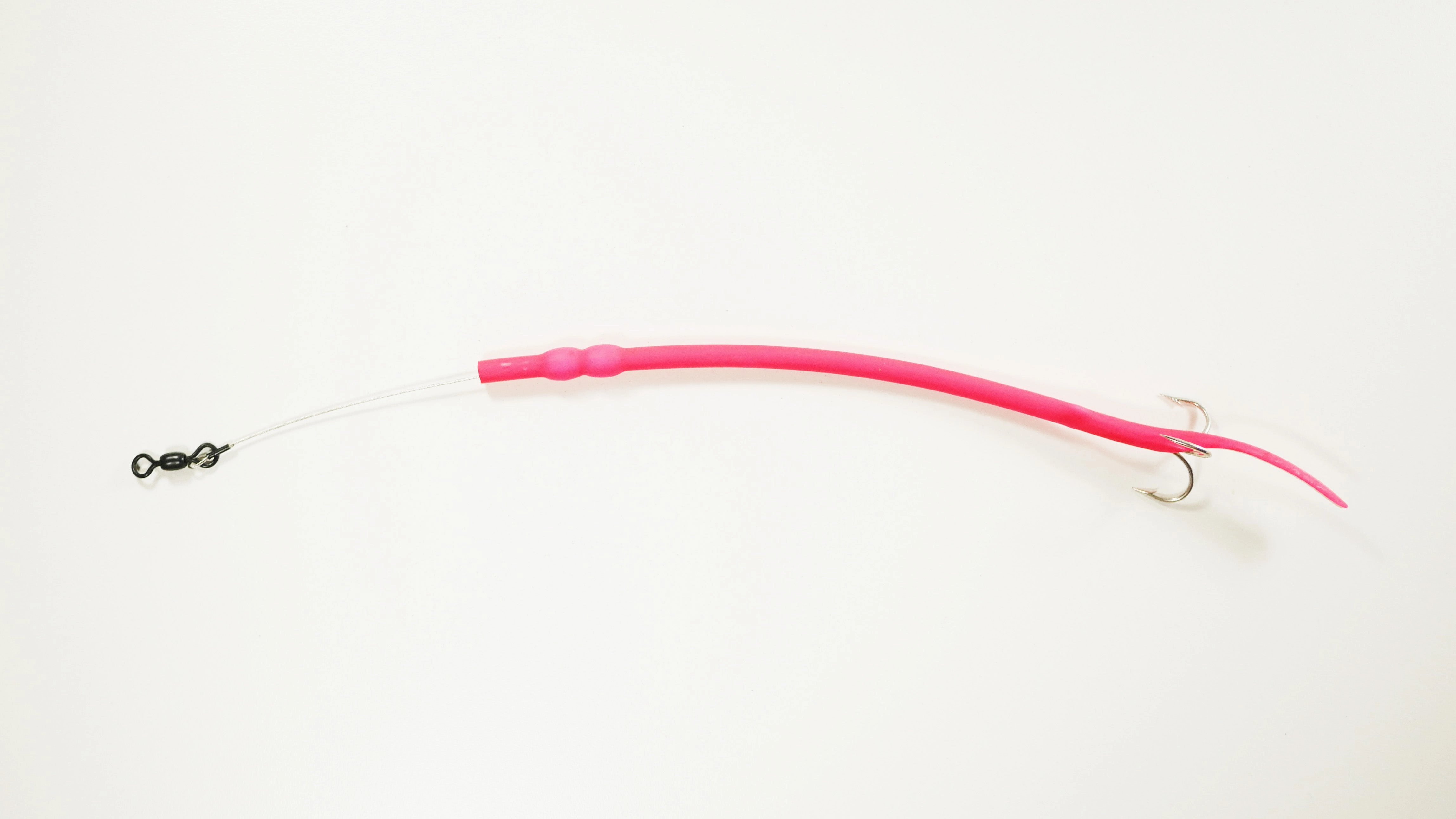 Pink - Baby Cuda Tubes DOUBLE WEIGHT  w/ TREBLE HOOK - 3 Pack - FREE SHIPPING