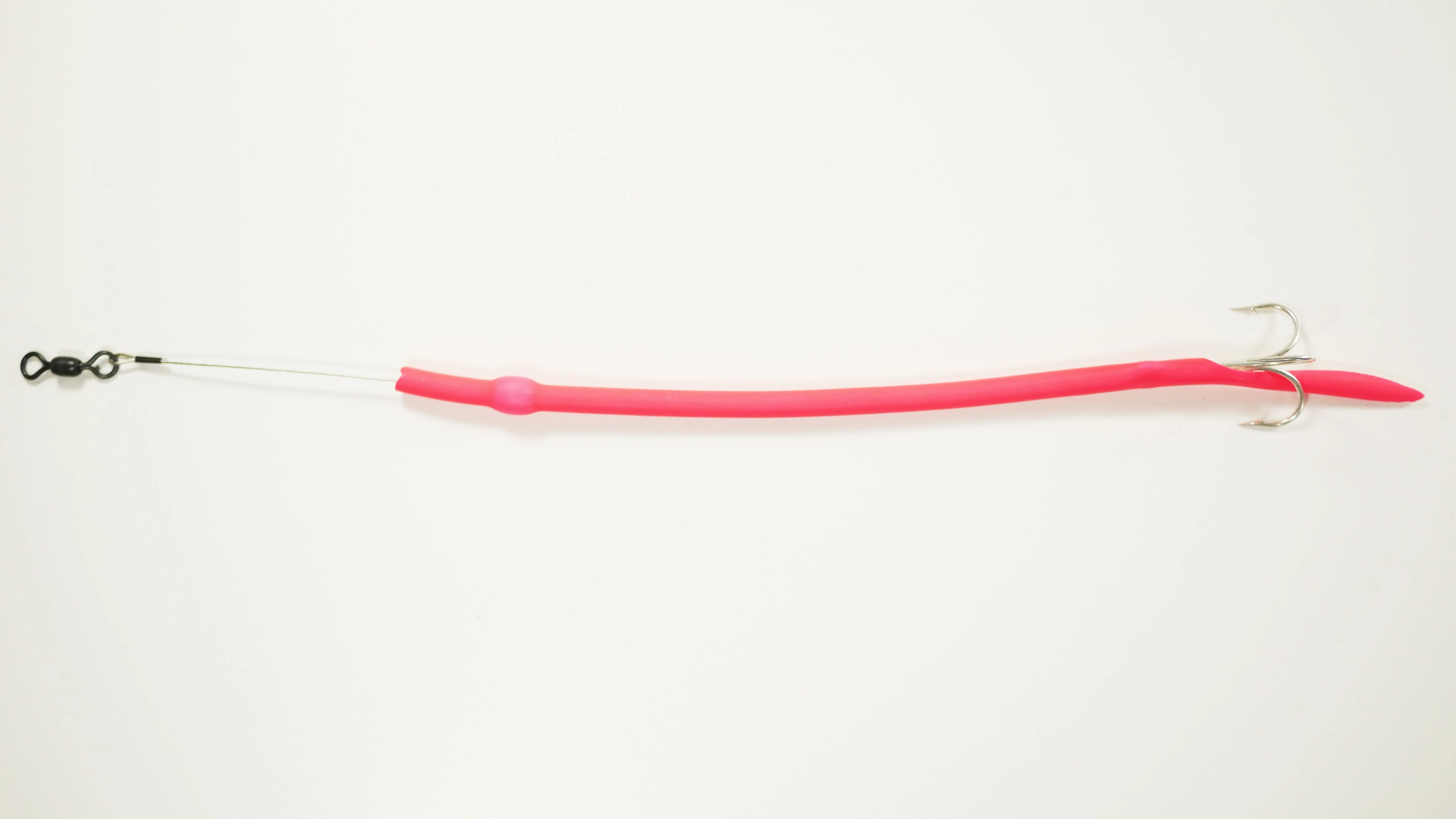 Pink - Baby Cuda Tubes SINGLE WEIGHT  w/ TREBLE HOOK - 3 Pack - FREE SHIPPING