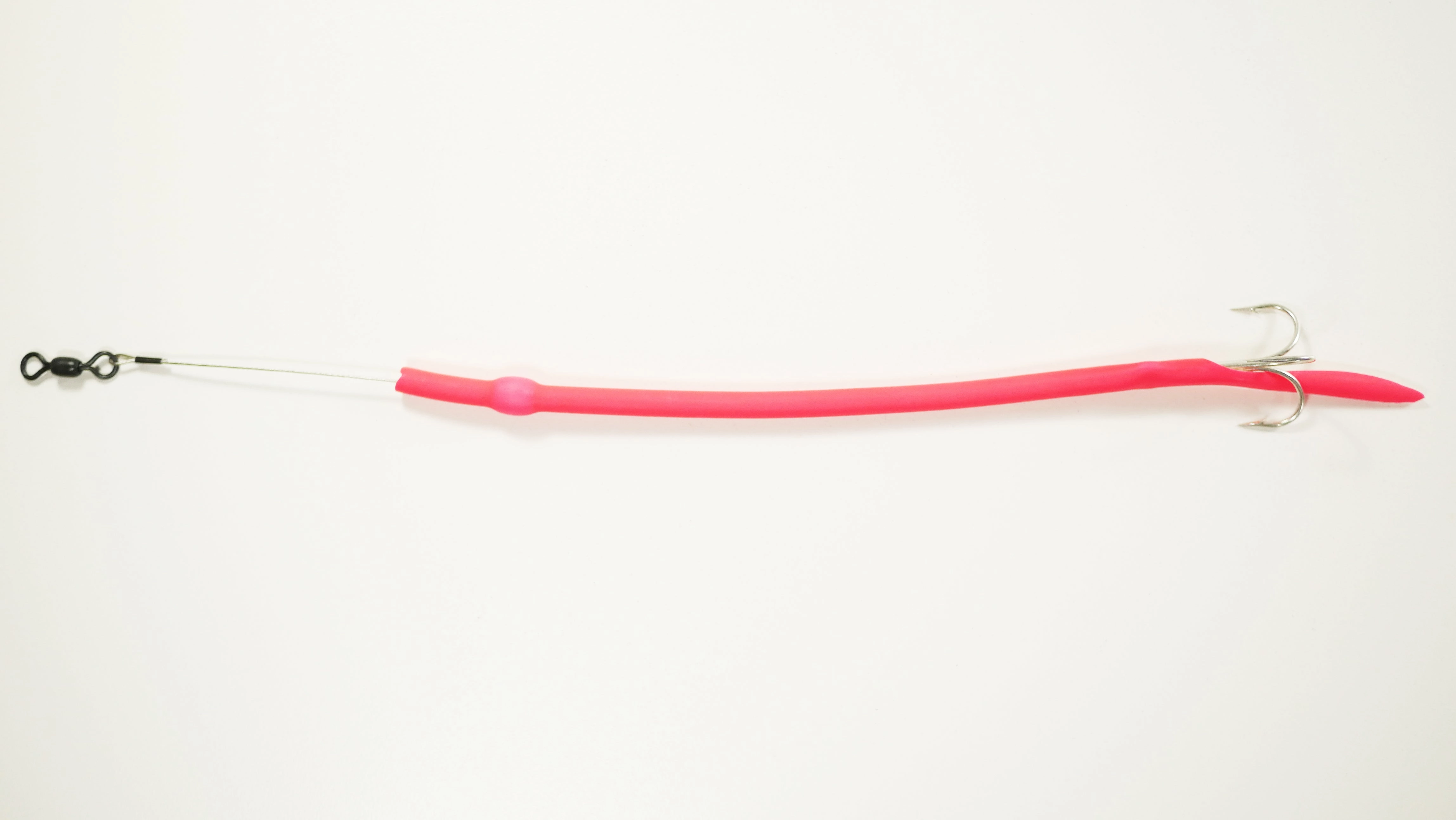 Pink - Baby Cuda Tubes SINGLE WEIGHT  w/ TREBLE HOOK - 3 Pack - FREE SHIPPING