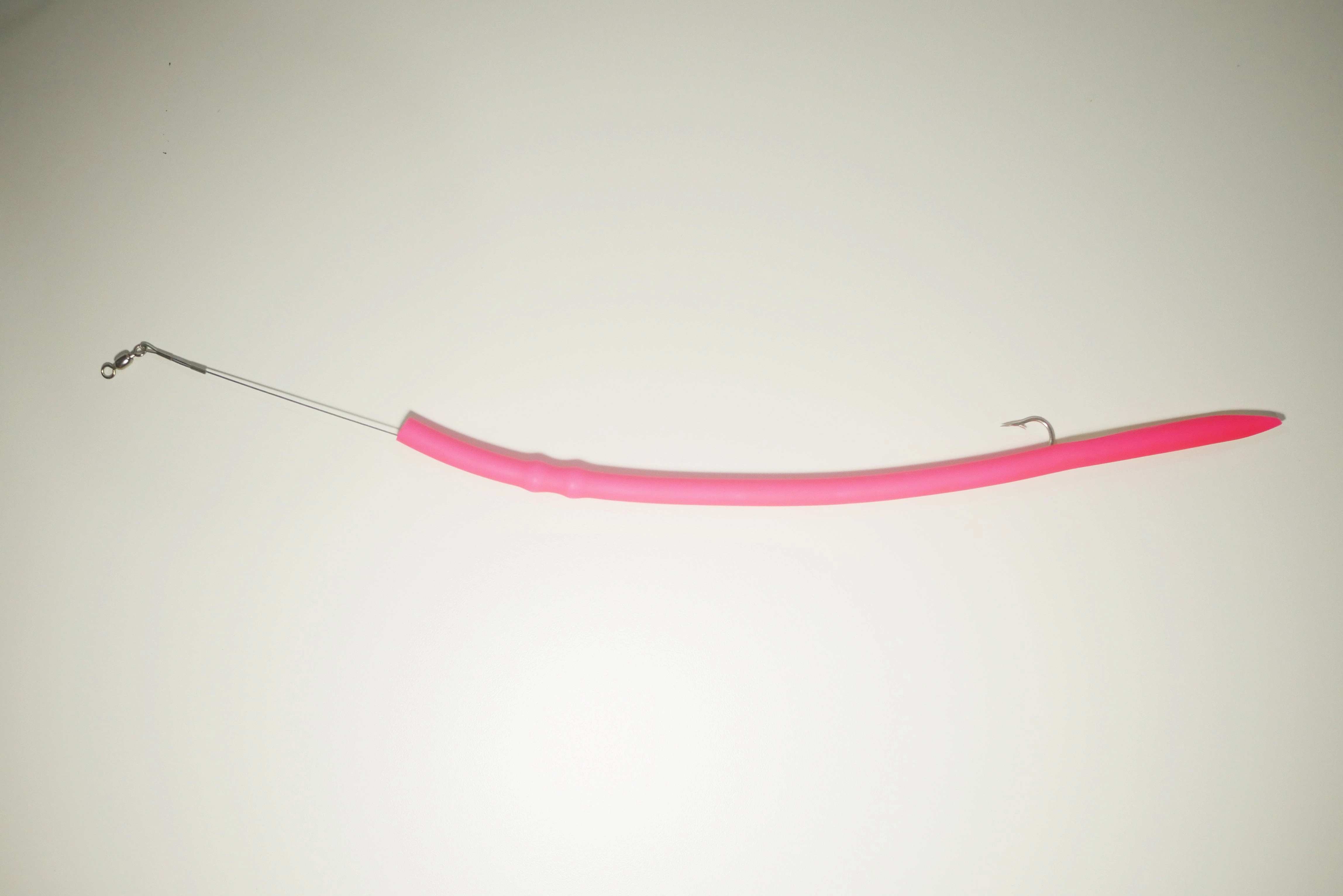 PINK CLASSIC CUDA TUBES DOUBLE WEIGHTED J-HOOK - 2 or 5 Pack - FREE SHIPPING