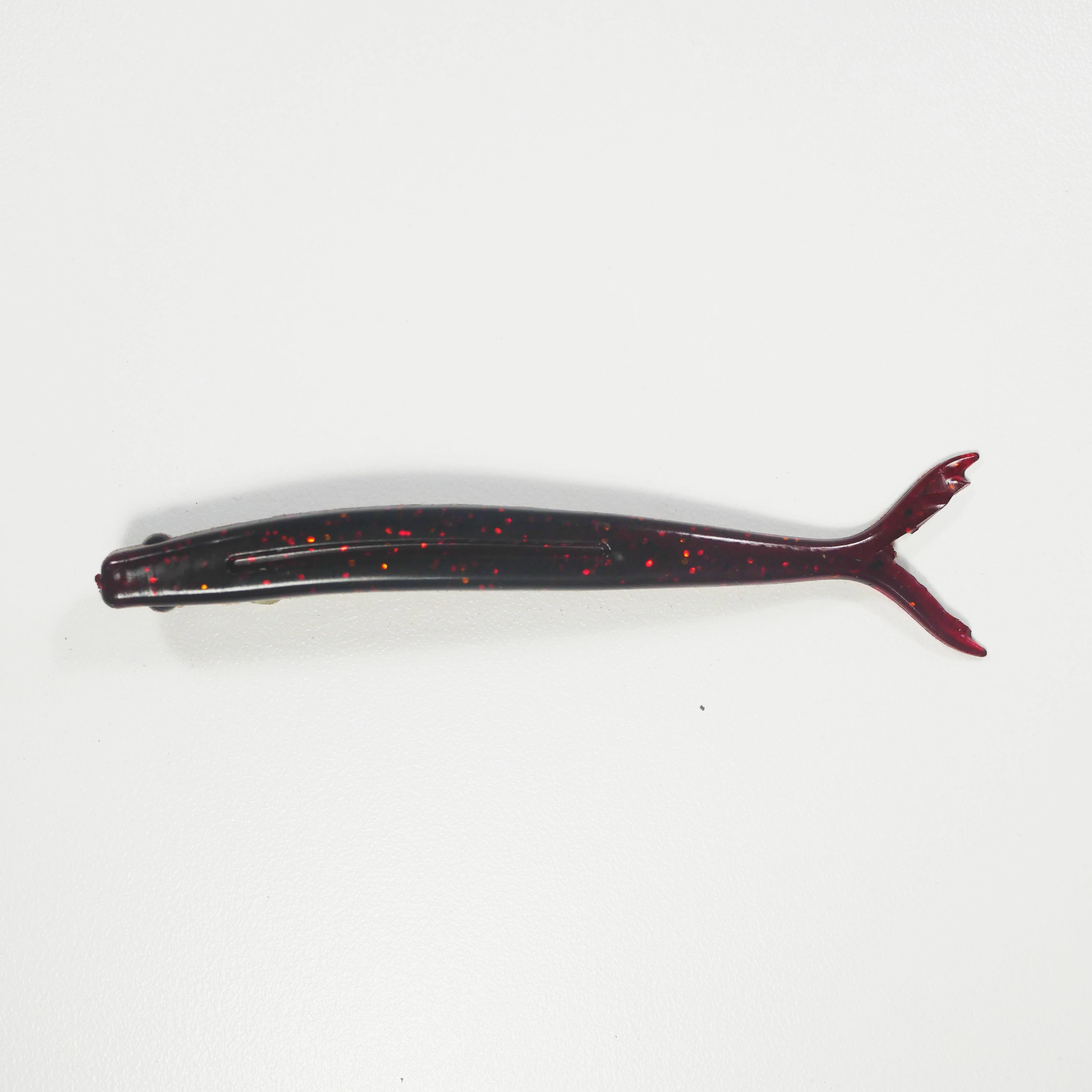 SHMINNOW (Shrimp/Minnow) 4" Soft Plastic Shrimp/Fluke - CHERRY COLA