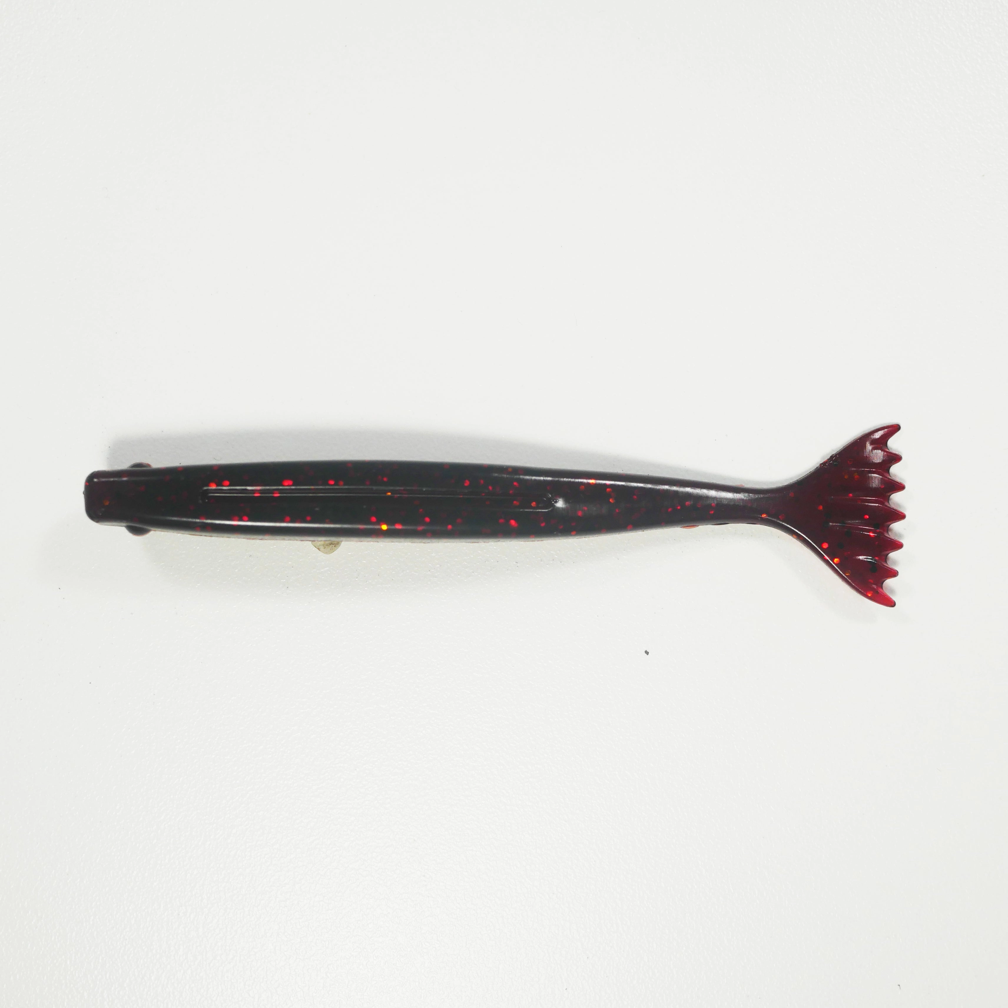 SHMINNOW (Shrimp/Minnow) 4" Soft Plastic Shrimp/Fluke - CHERRY COLA