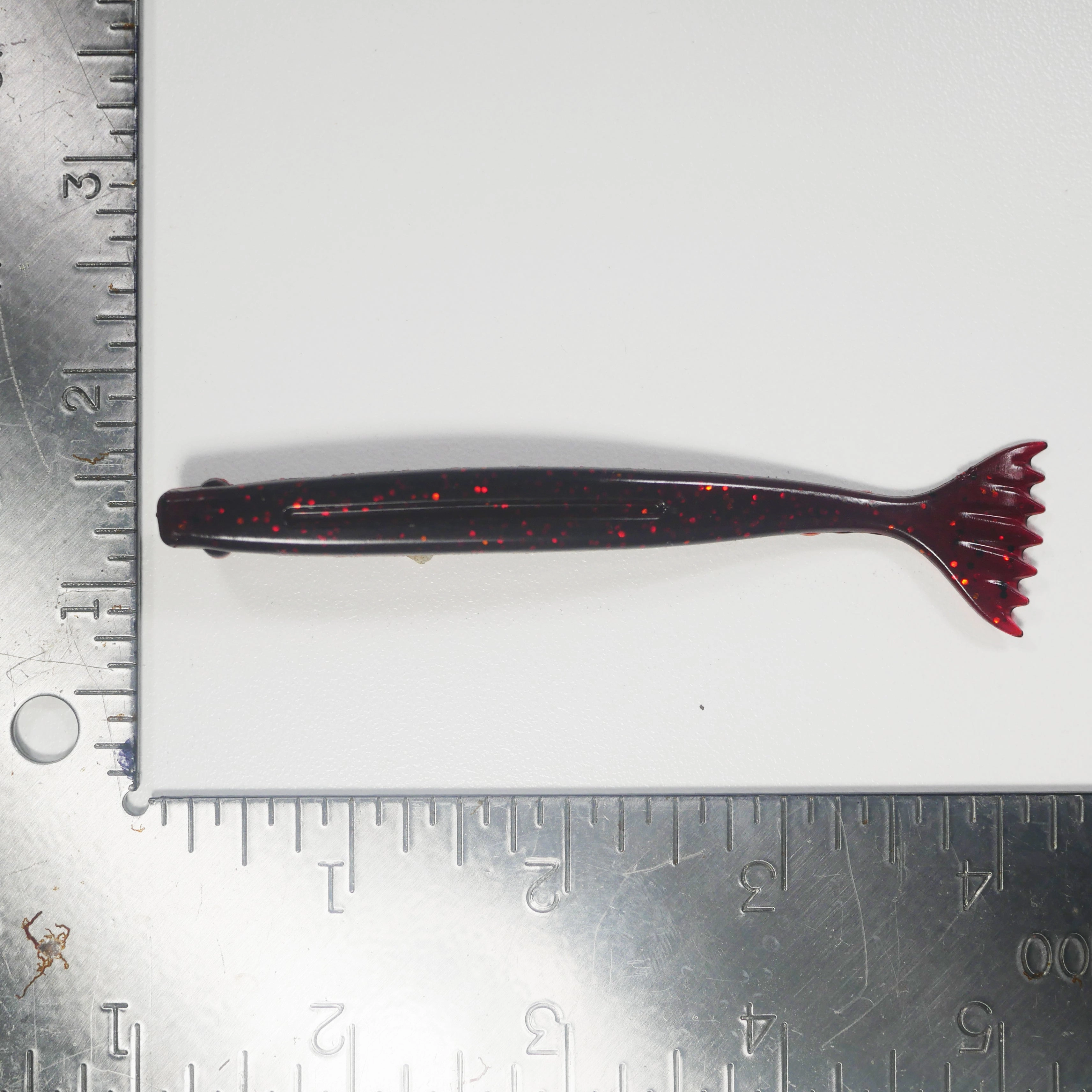 SHMINNOW (Shrimp/Minnow) 4" Soft Plastic Shrimp/Fluke - CHERRY COLA