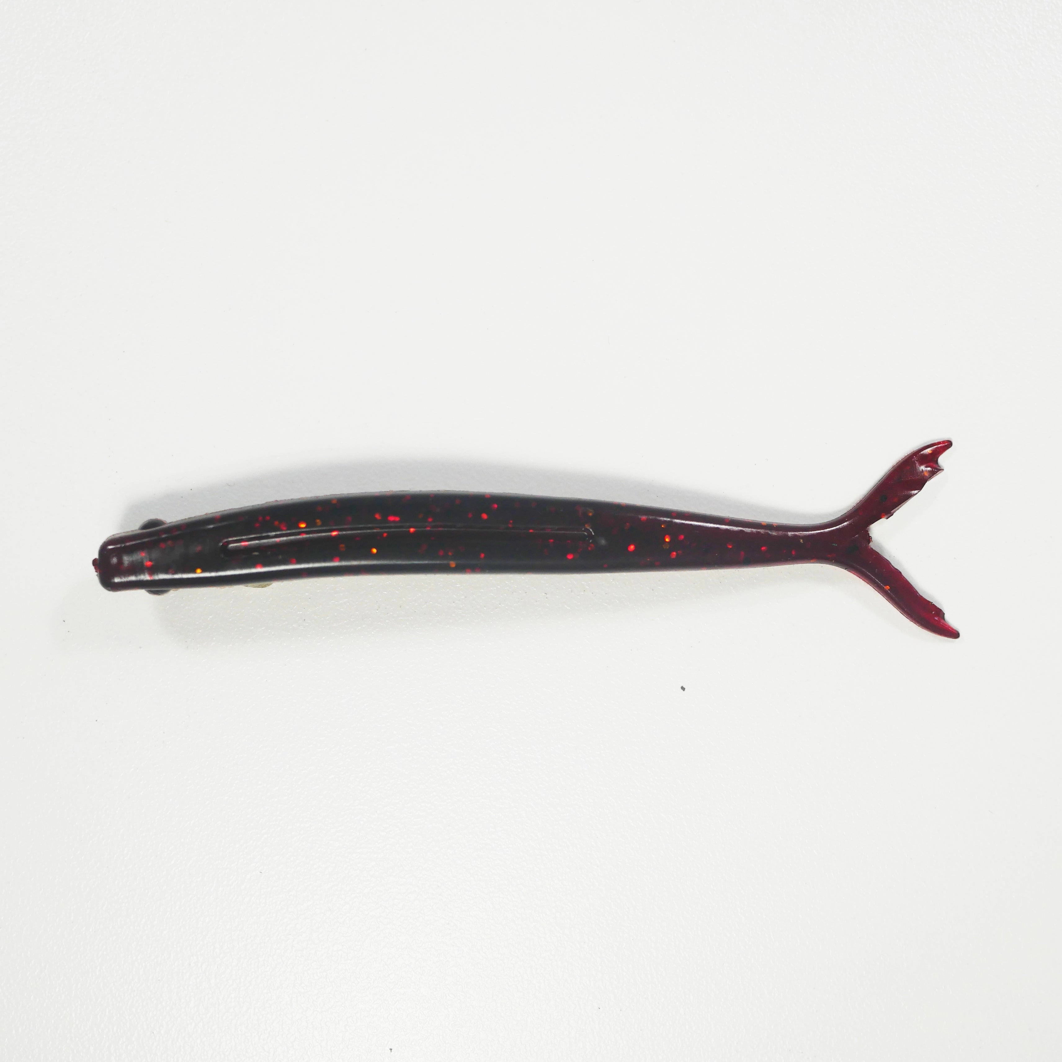 SHMINNOW (Shrimp/Minnow) 4" Soft Plastic Shrimp/Fluke - CHERRY COLA