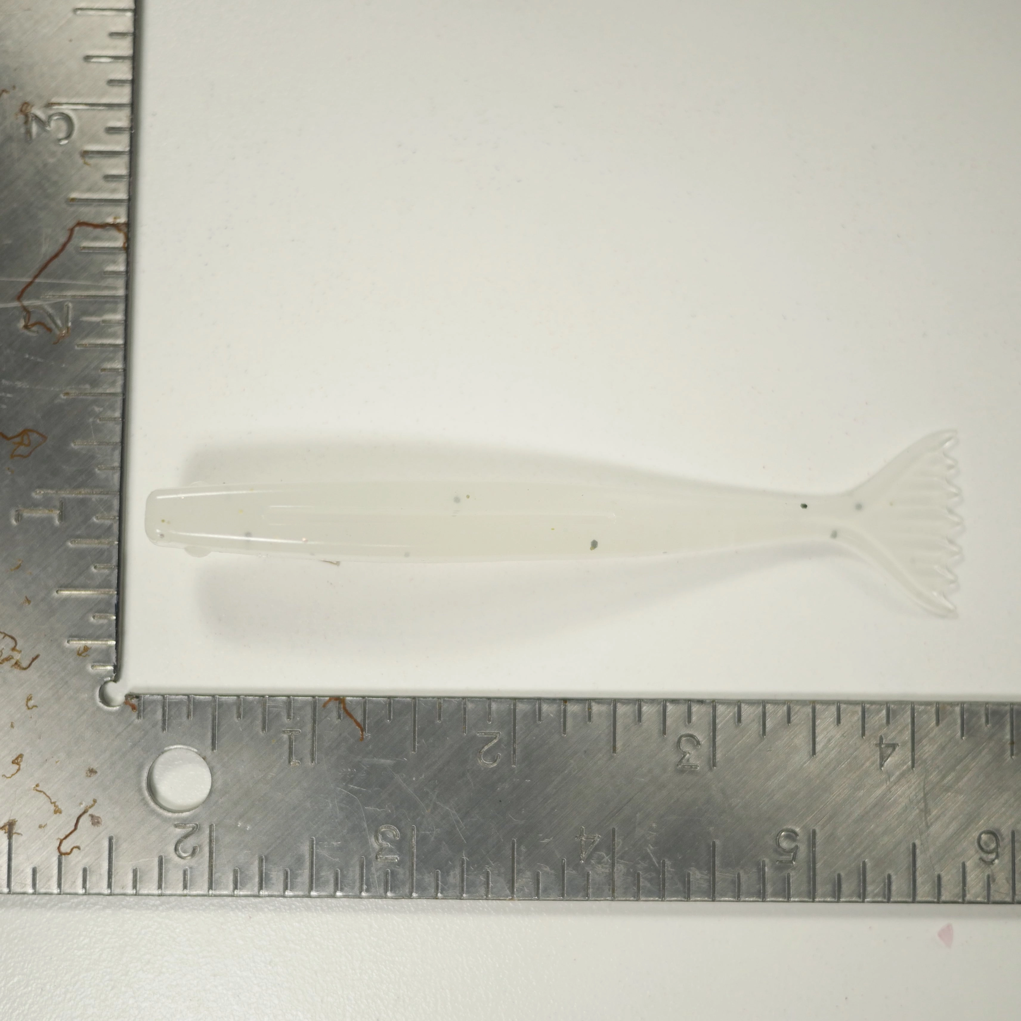 SHMINNOW (Shrimp/Minnow) 4" Soft Plastic Shrimp/Fluke - GLOW