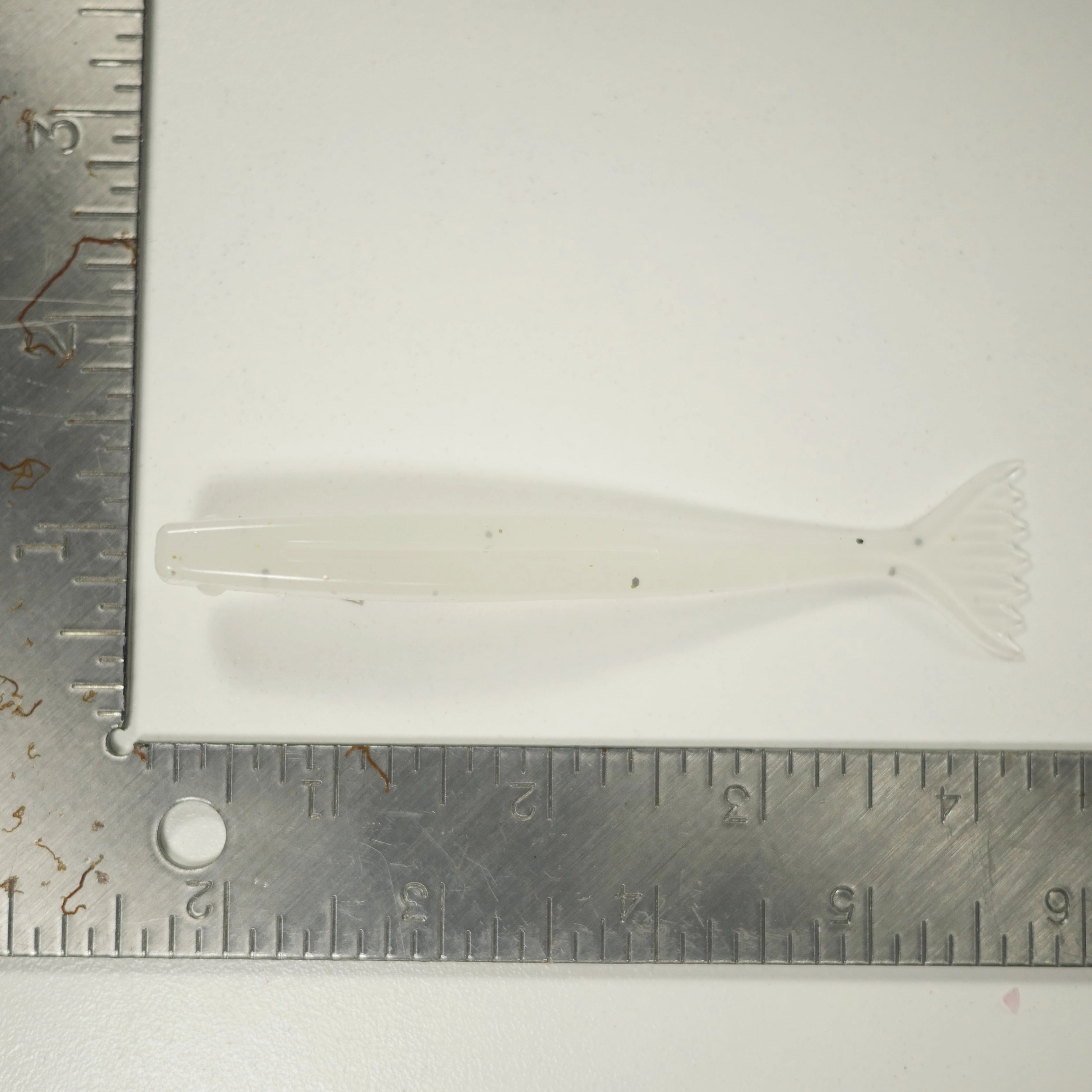 SHMINNOW (Shrimp/Minnow) 4" Soft Plastic Shrimp/Fluke - GLOW