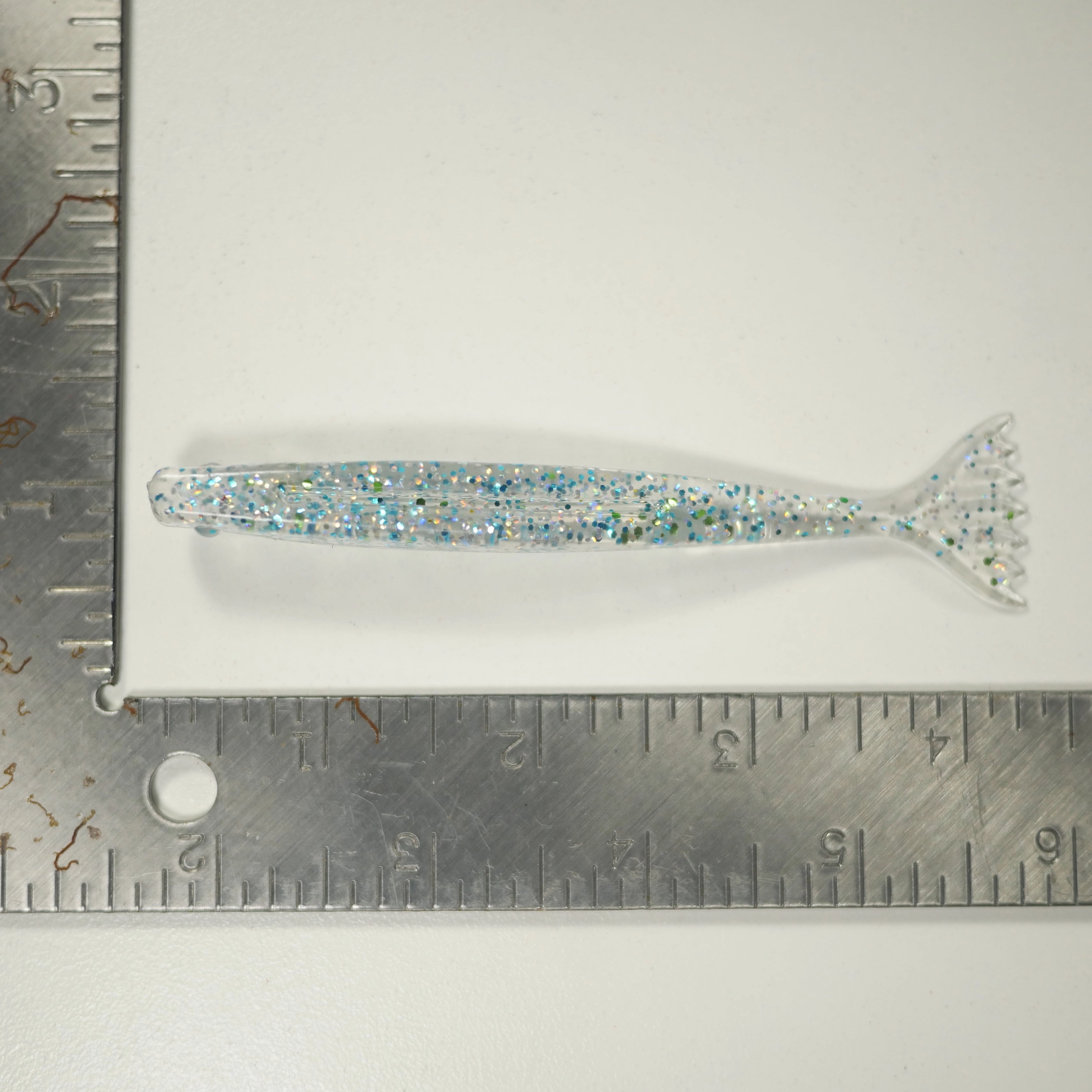 SHMINNOW (Shrimp/Minnow) 4" Soft Plastic Shrimp/Fluke - GRAY