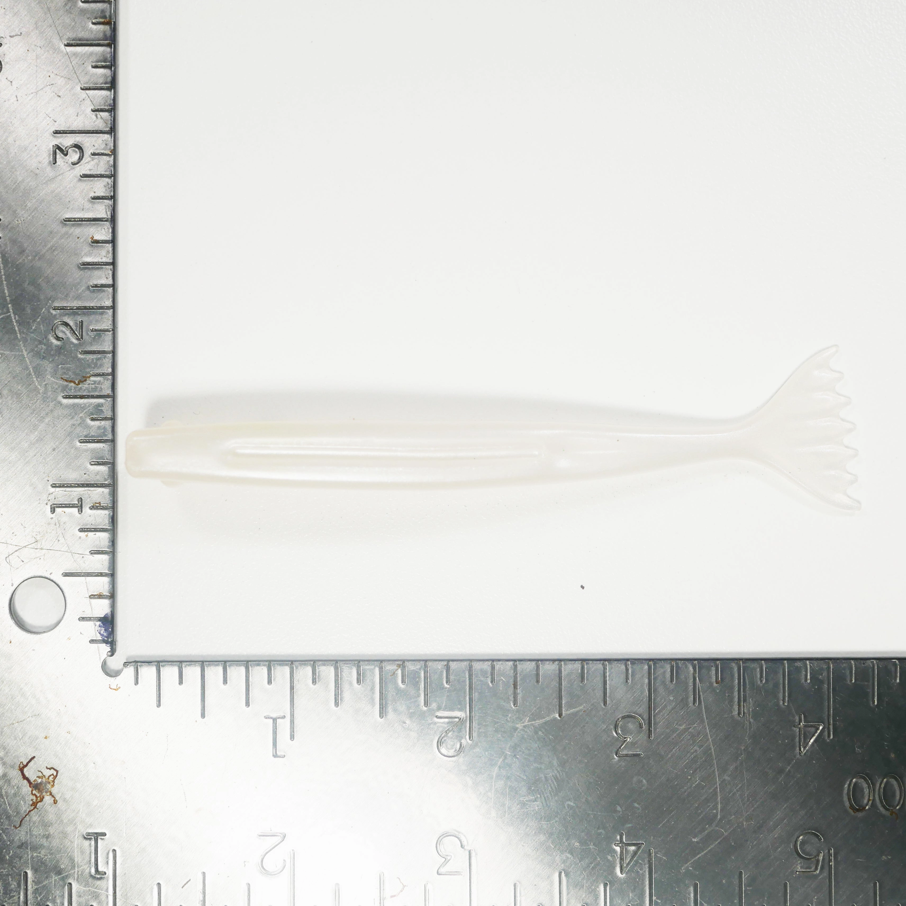 SHMINNOW (Shrimp/Minnow) 4" Soft Plastic Shrimp/Fluke - PEARL