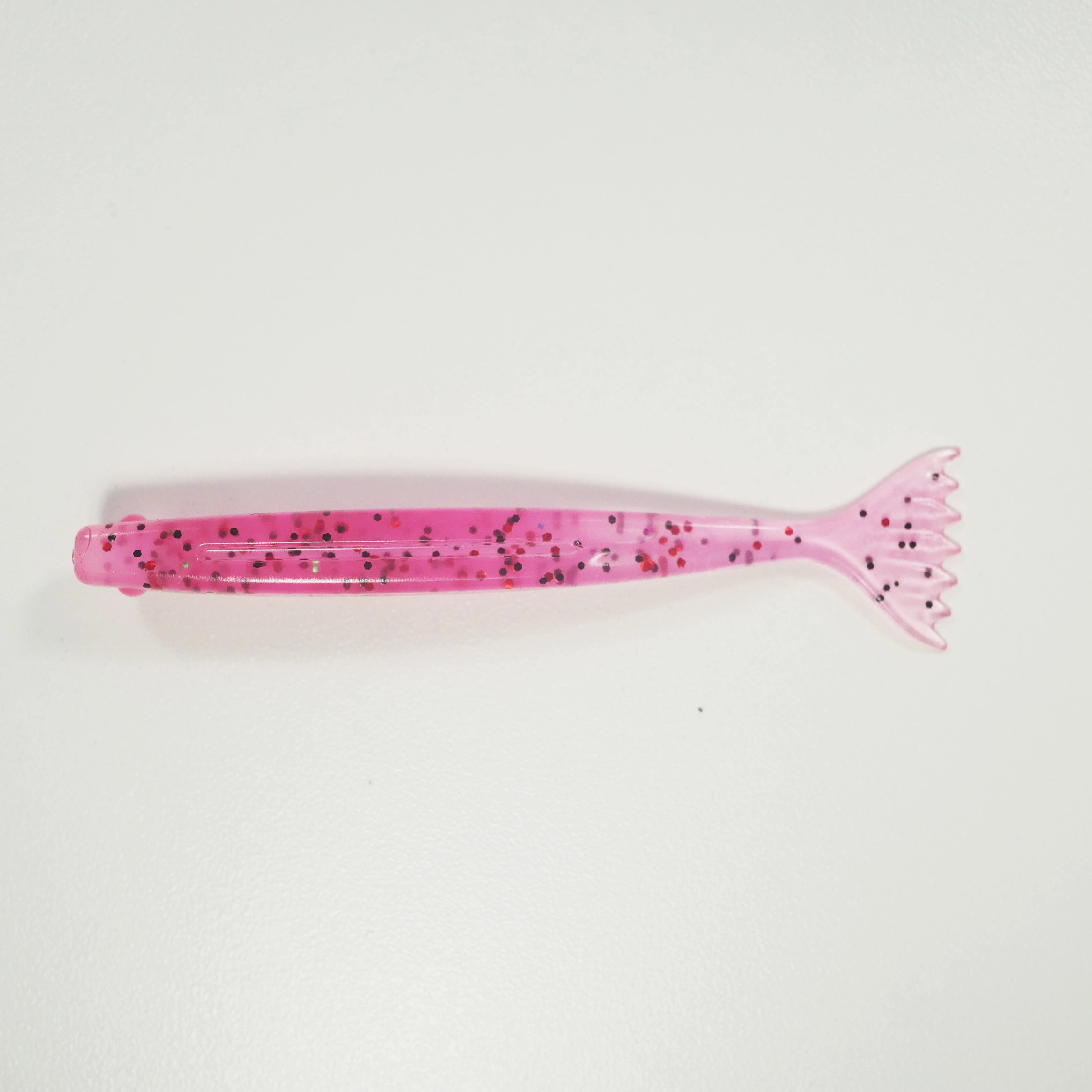 SHMINNOW (Shrimp/Minnow) 4" Soft Plastic Shrimp/Fluke - PINK
