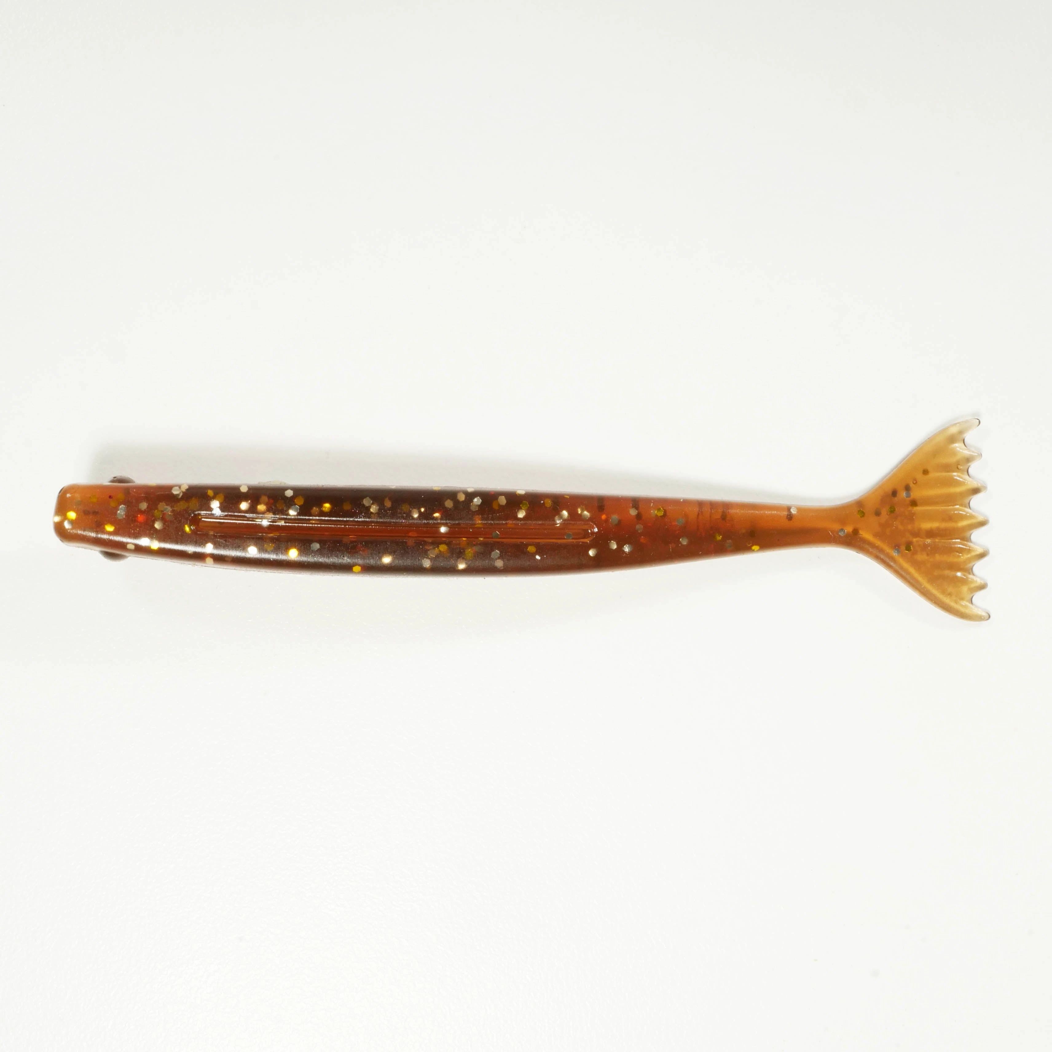 SHMINNOW (Shrimp/Minnow) 4" Soft Plastic Shrimp/Fluke - ROOTBEER