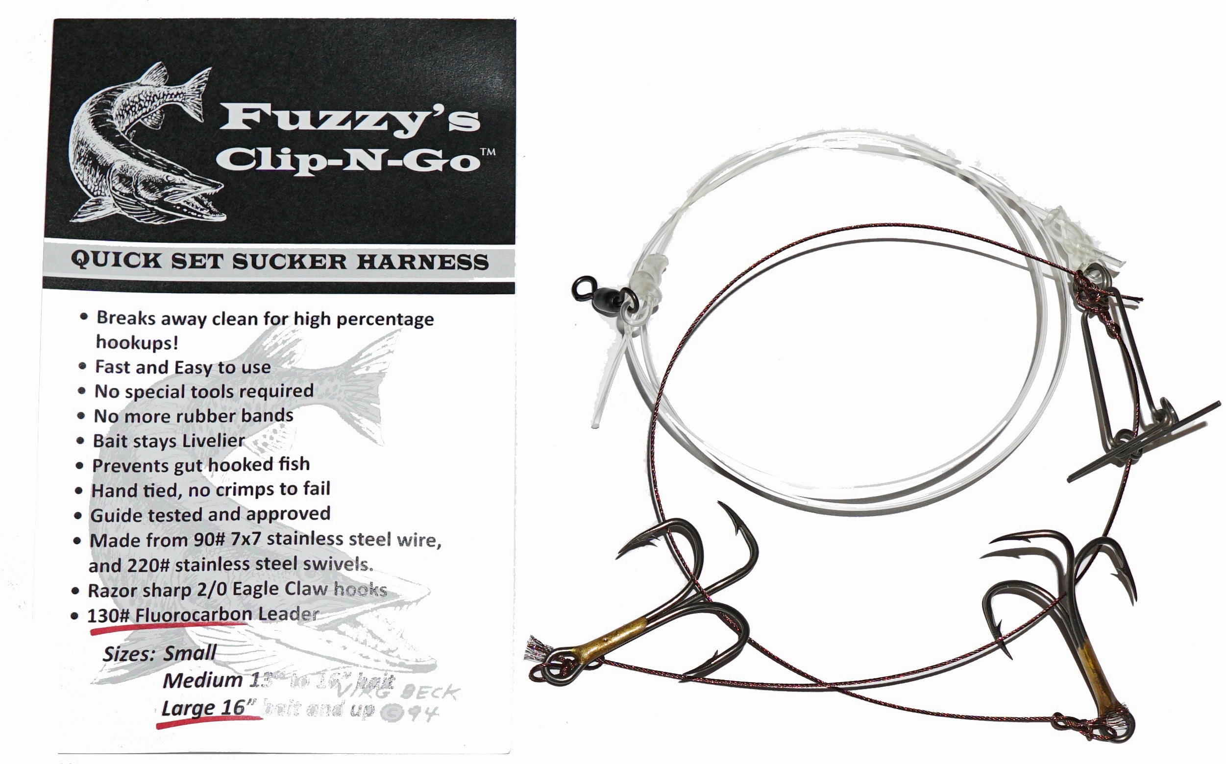 Shumway Fuzzy's Clip-N-Go Sucker Rig