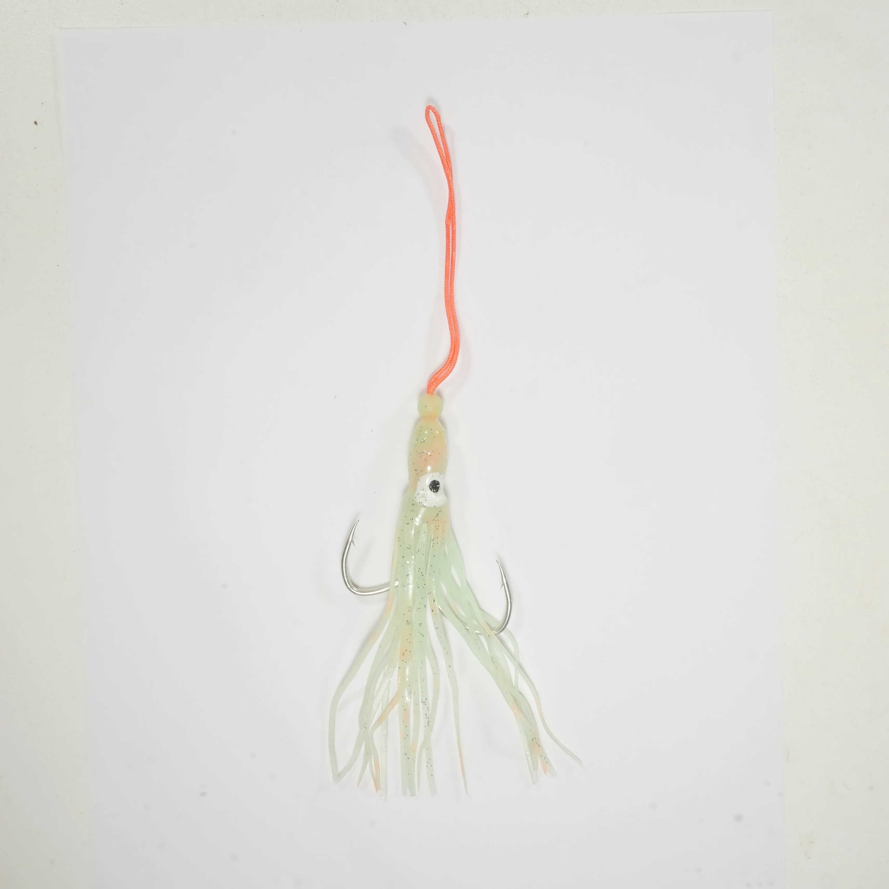 Squid Dual Vertical Jig Assist Hooks - (Pink, Orange, Glow) BUY MORE AND SAVE