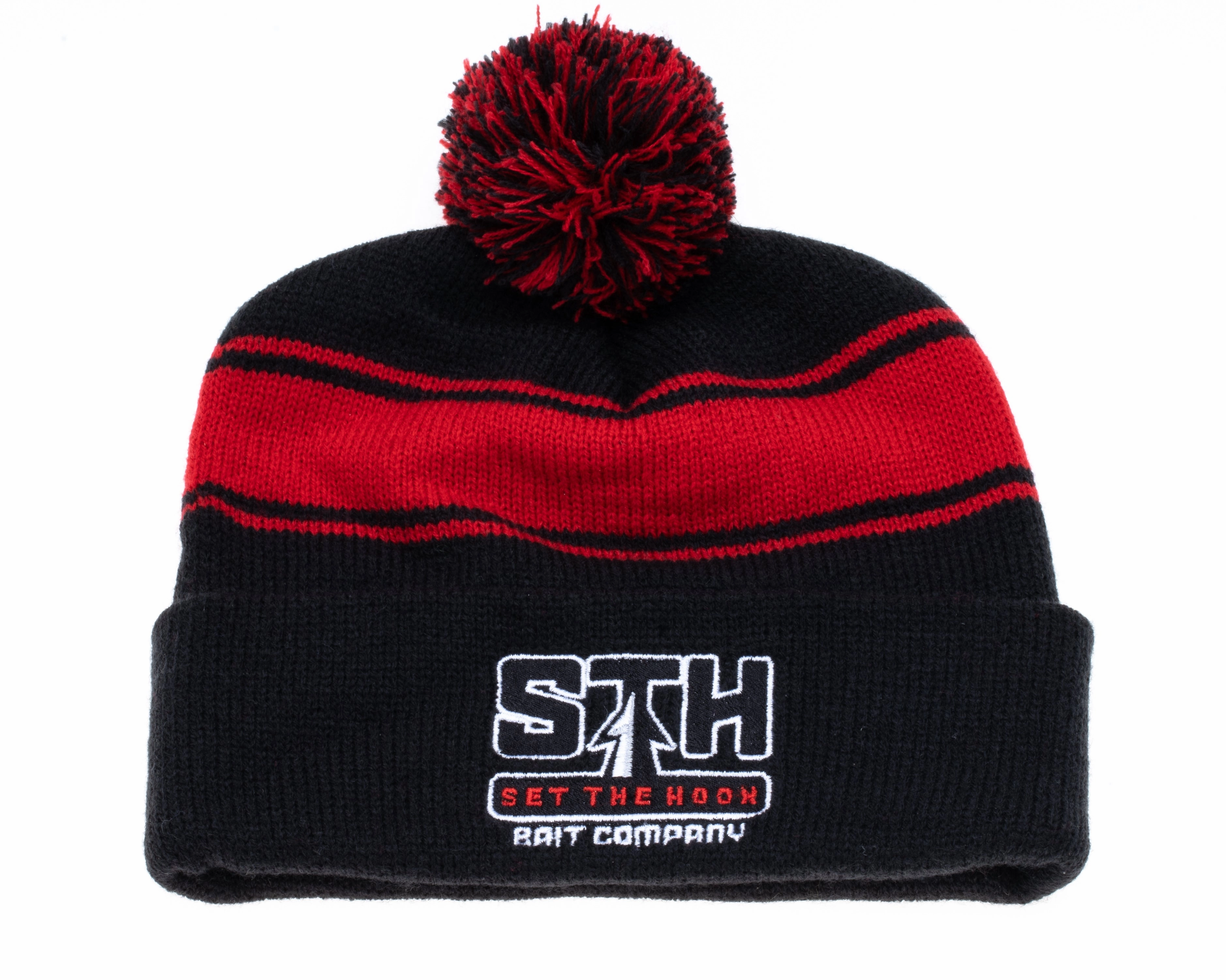 STH Blackout Pom Pom Beanie