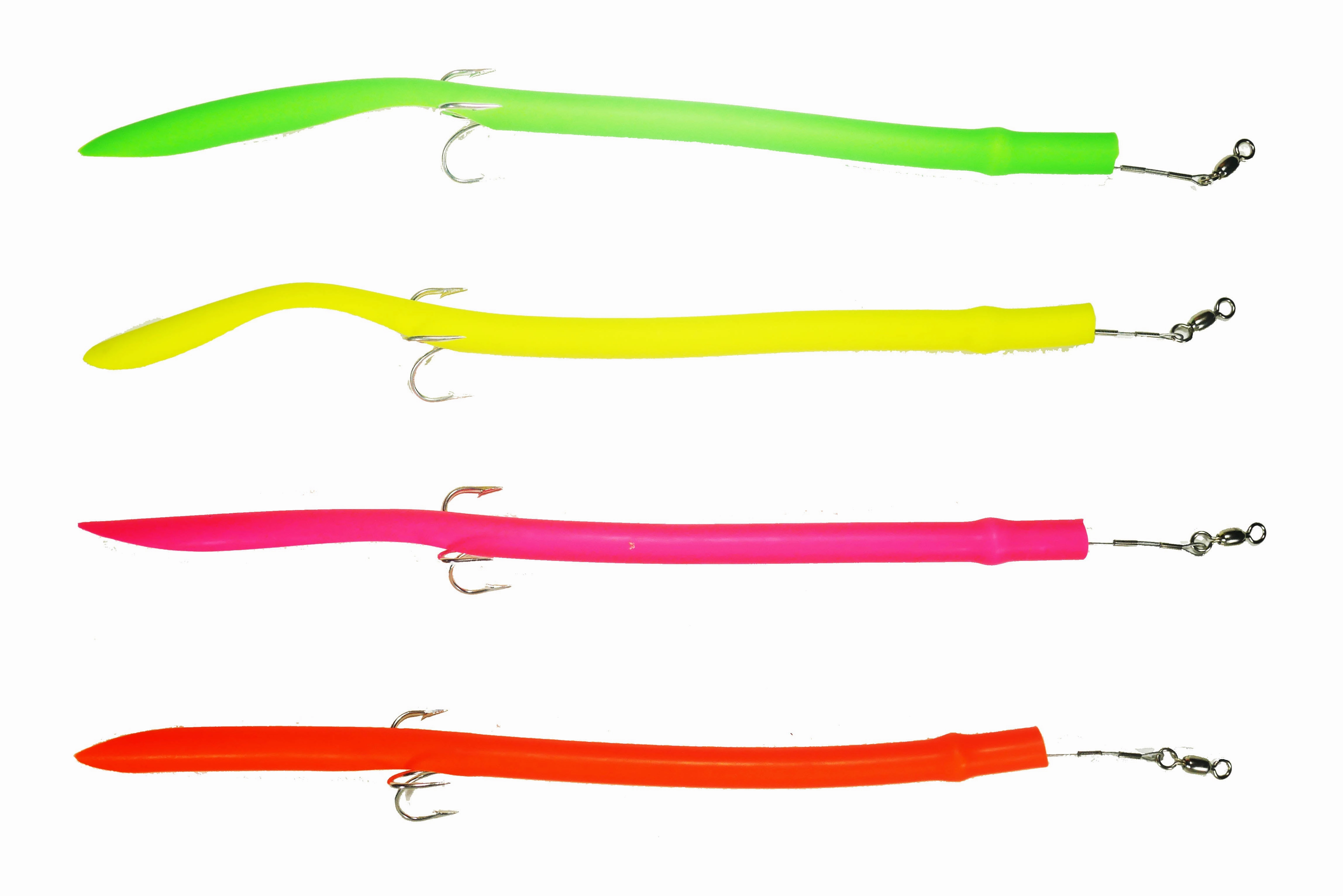 STUBBY MIXED PACK CLASSIC CUDA TUBES TREBLE HOOK- 4 Pack - FREE SHIPPING