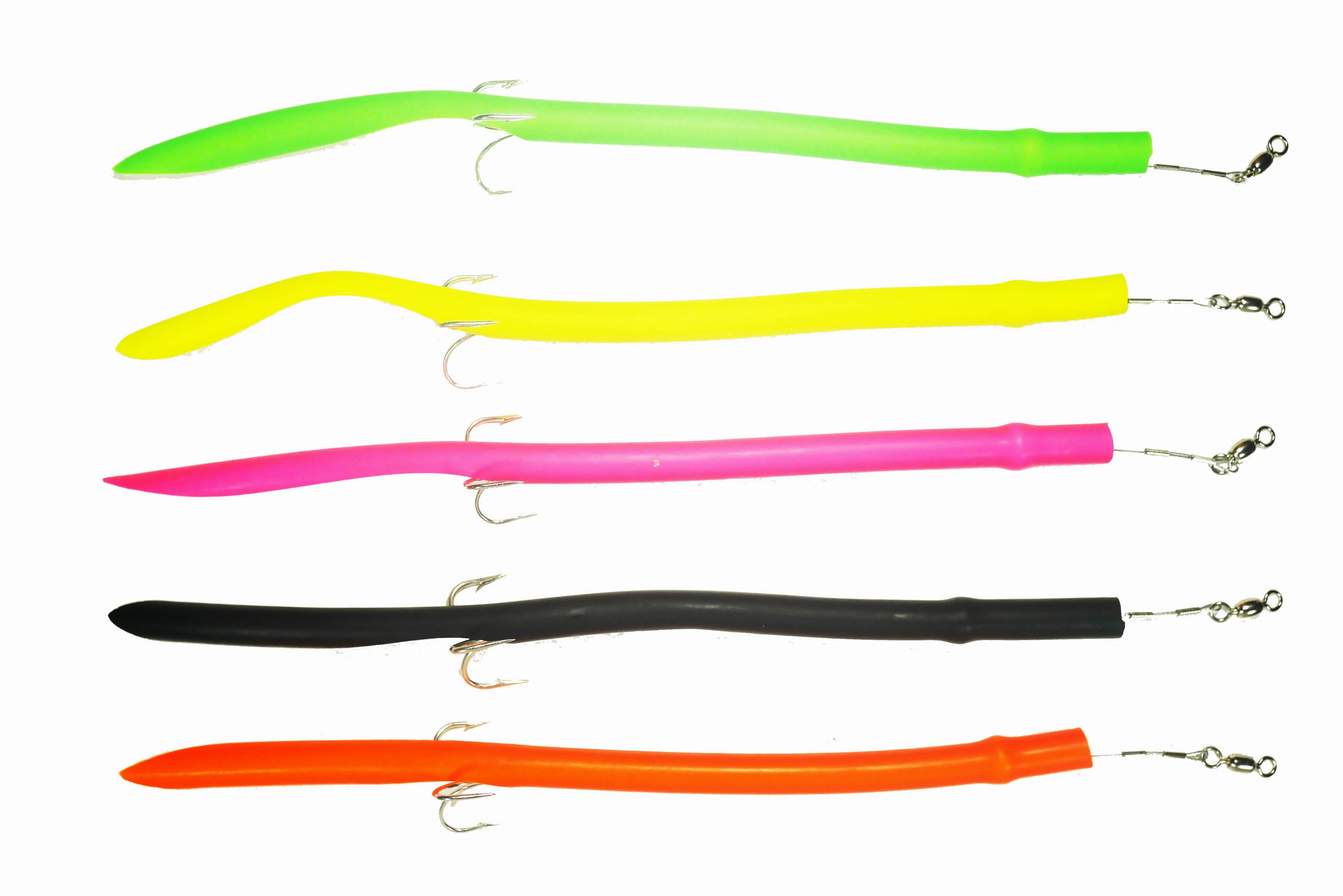 STUBBY MIXED PACK CLASSIC CUDA TUBES TREBLE HOOK - 5 Pack - FREE SHIPPING