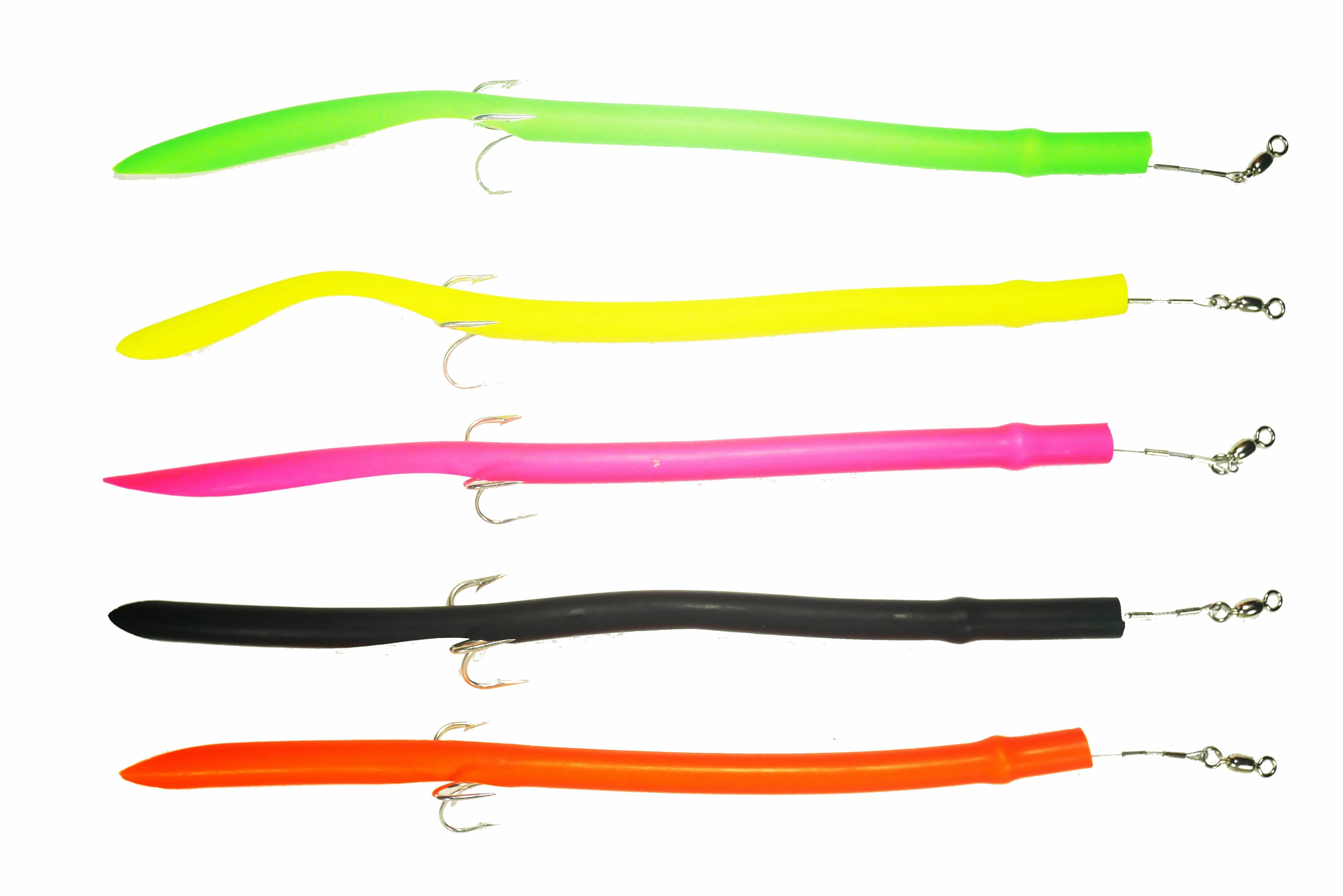 STUBBY MIXED PACK CLASSIC CUDA TUBES TREBLE HOOK - 5 Pack - FREE SHIPPING