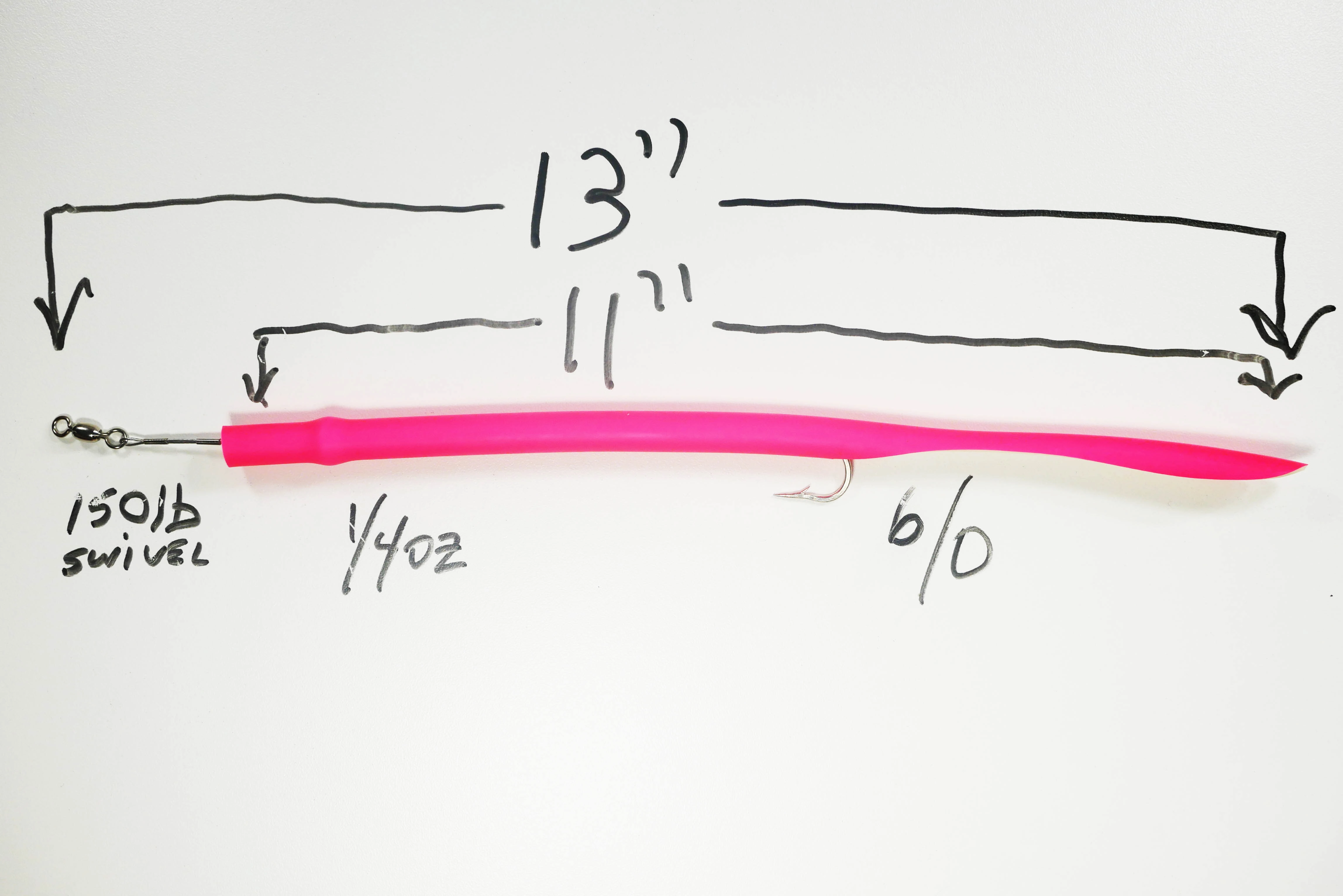 STUBBY PINK CLASSIC CUDA TUBES J-HOOK - 2 or 5 Pack - FREE SHIPPING