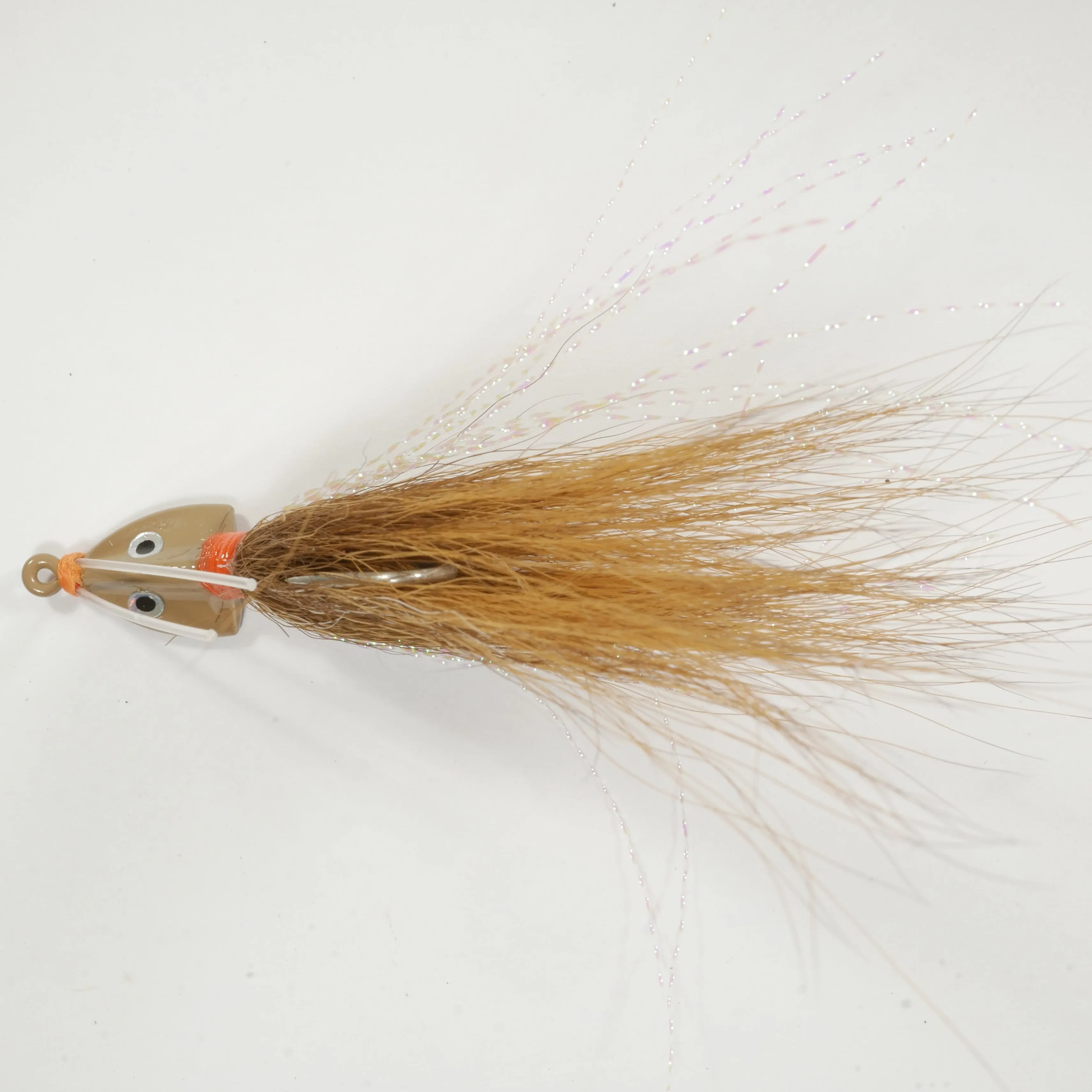 (TAN) BONEFISH BUCKTAIL (30 ANGLED) - 1/4 oz - 3, 5, or 10 pack.  FREE SHIPPING