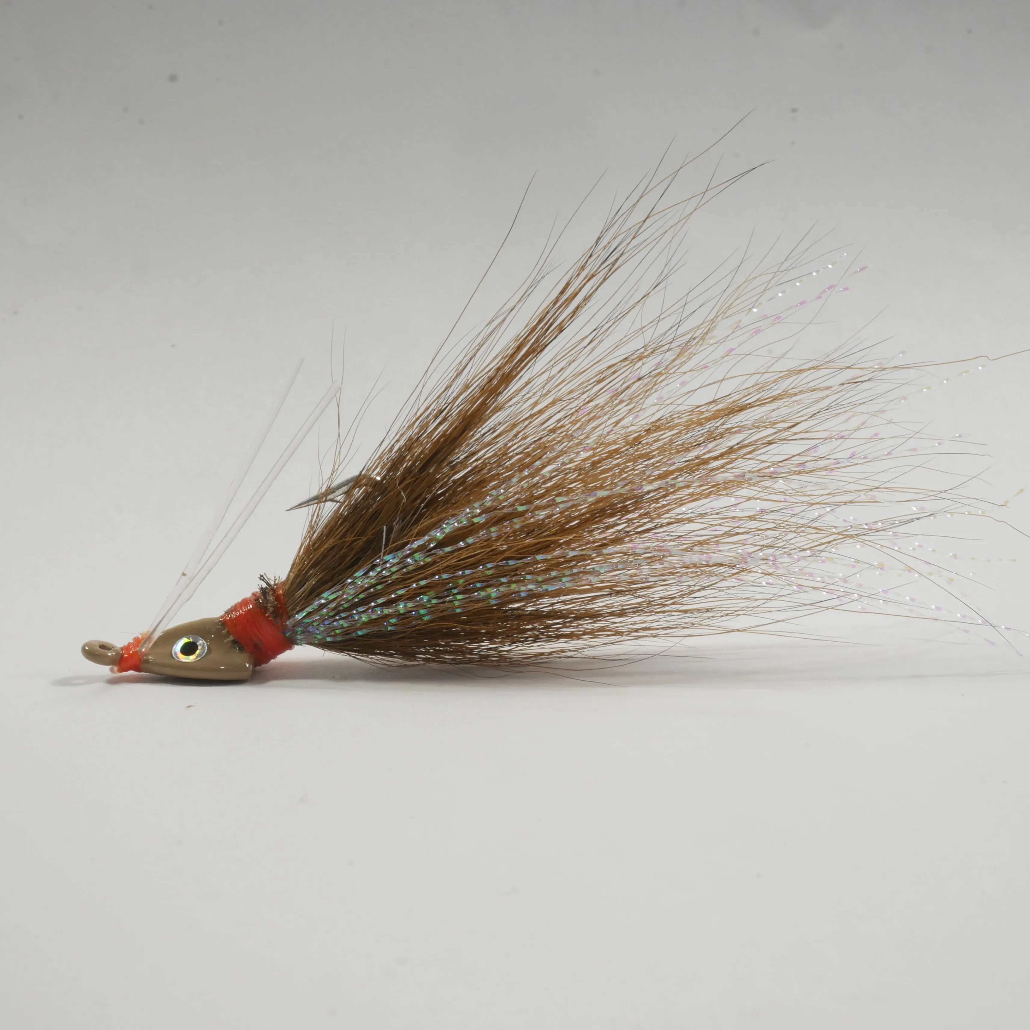 (TAN) BONEFISH BUCKTAIL (30 ANGLED) - 1/8 oz - 3, 5, or 10 pack.  FREE SHIPPING
