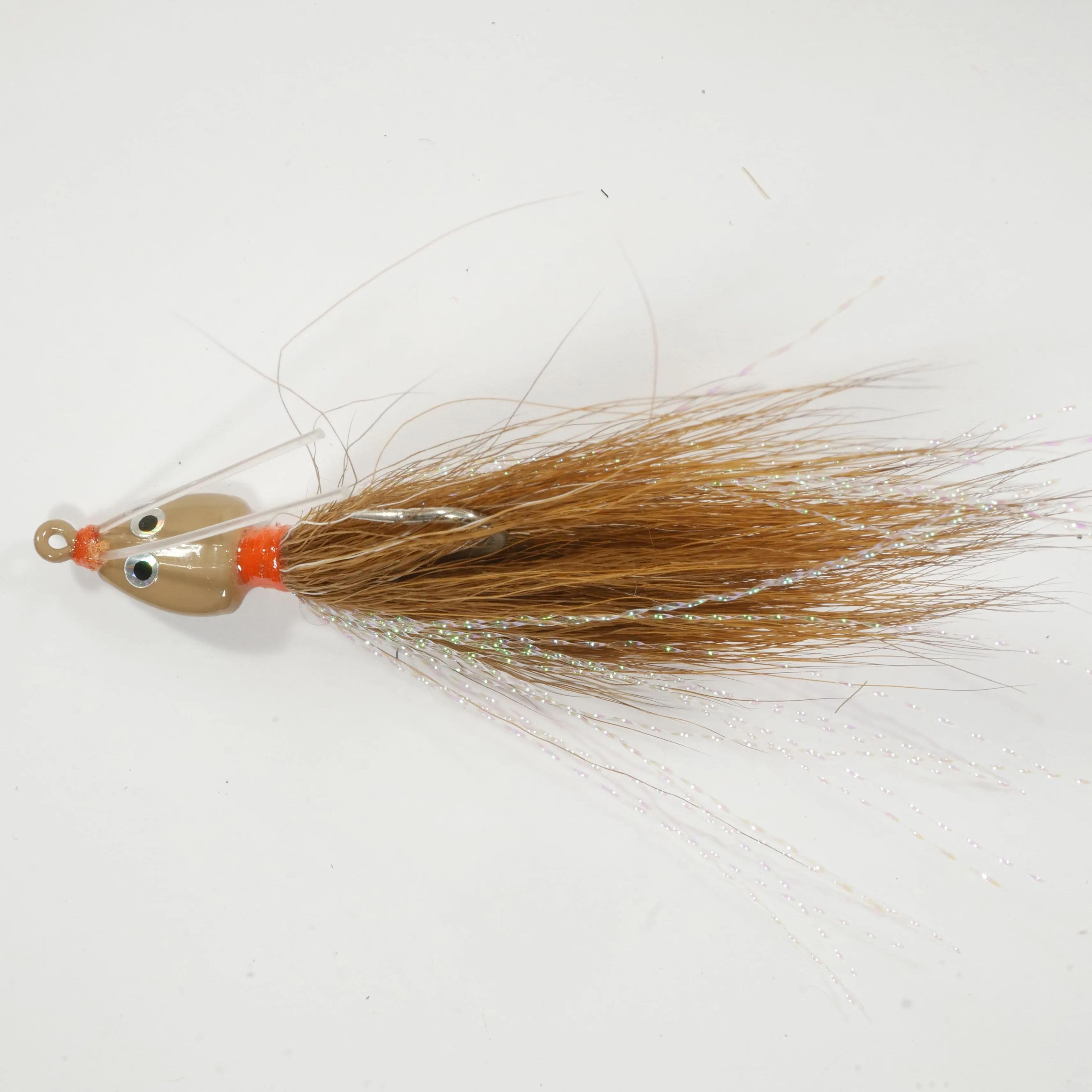(TAN) BONEFISH BUCKTAIL (STRAIGHT) - 1/4 oz - 3, 5, or 10 pack.  FREE SHIPPING