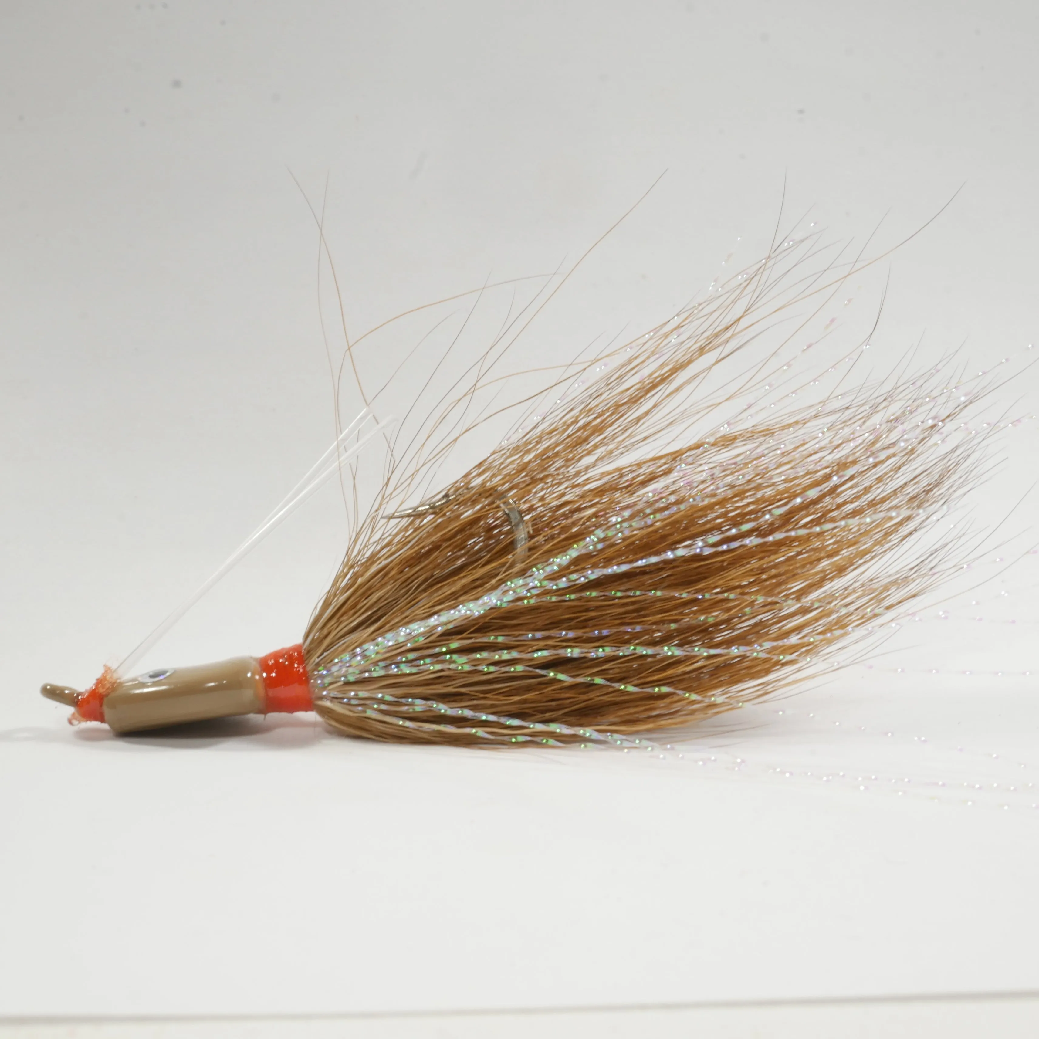 (TAN) BONEFISH BUCKTAIL (STRAIGHT) - 1/4 oz - 3, 5, or 10 pack.  FREE SHIPPING