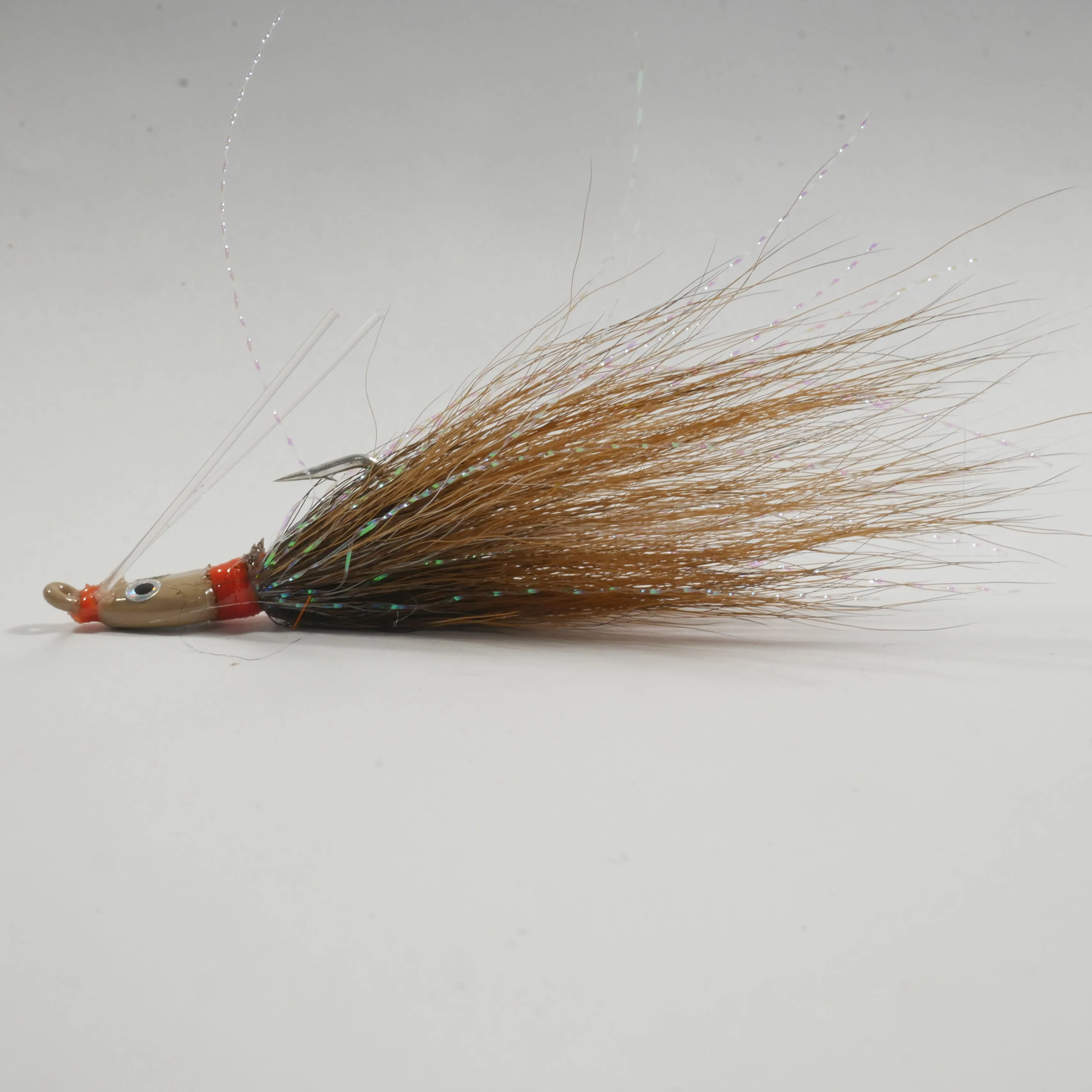 (TAN) BONEFISH BUCKTAIL (STRAIGHT) - 1/8 oz - 3, 5, or 10 pack.  FREE SHIPPING