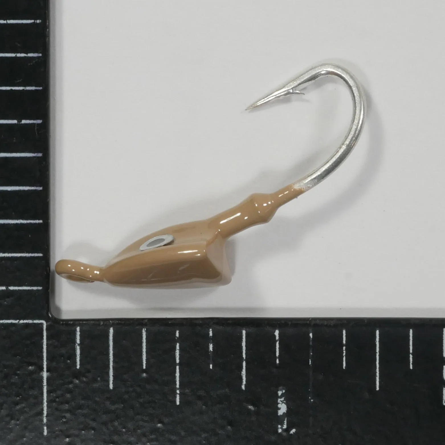 (TAN) BONEFISH JIGHEAD (30 ANGLED) - 1/8 oz - 3, 5, or 10 pack.  FREE SHIPPING
