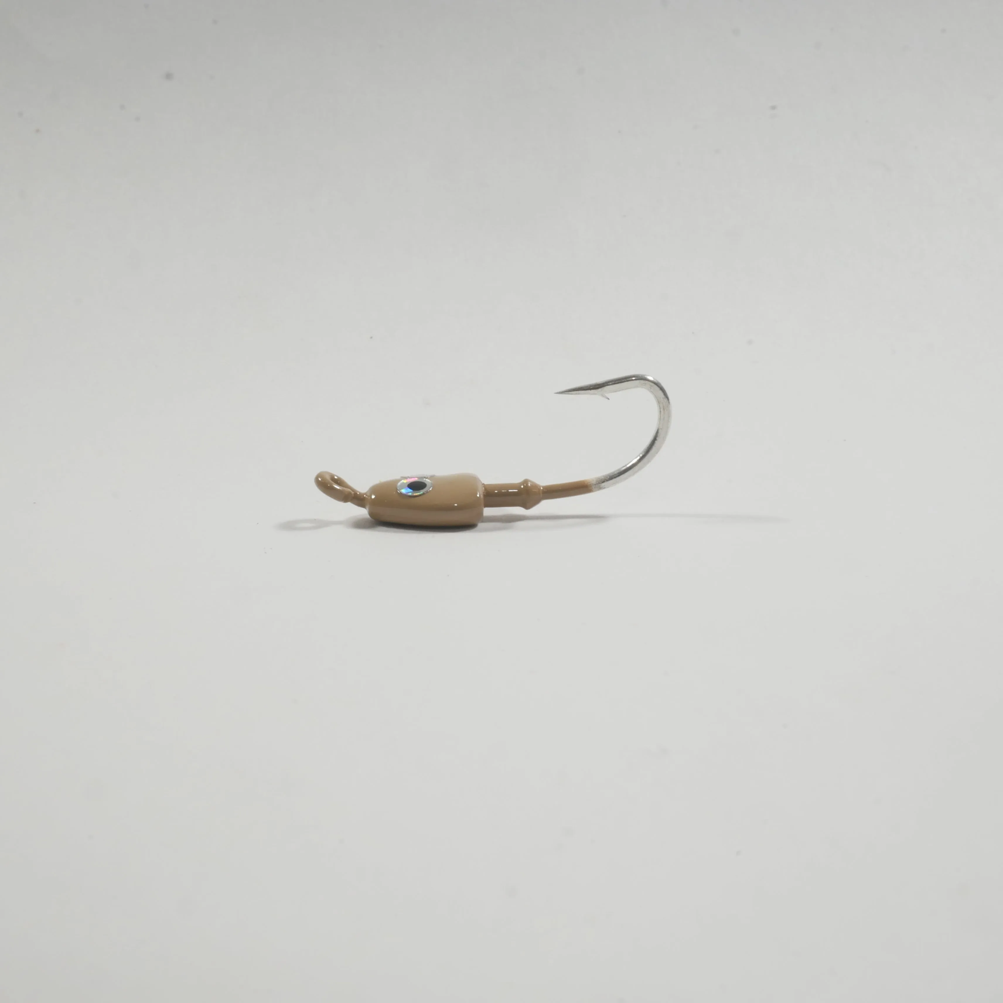 (TAN) BONEFISH JIGHEAD (STRAIGHT) - 1/8 oz - 3, 5, or 10 pack.  FREE SHIPPING