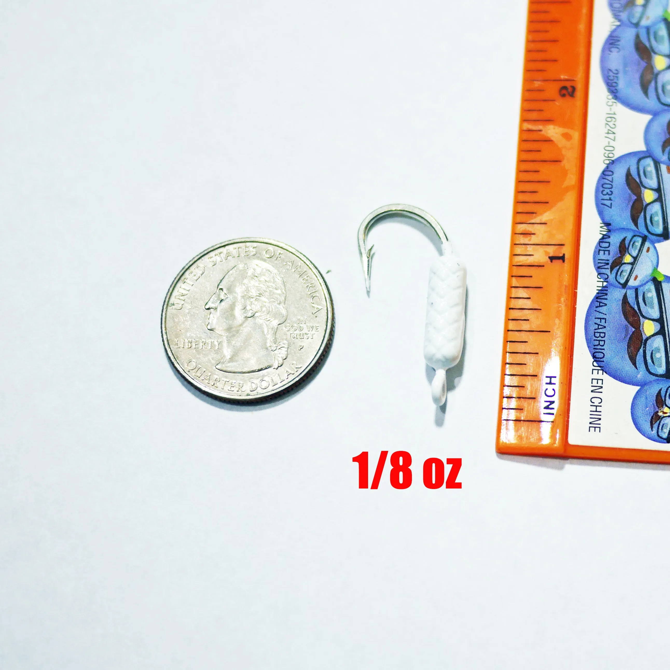 WHITE - 25/50 CT. - Yellowtail Snapper Drift Jig - FREE SHIPPING