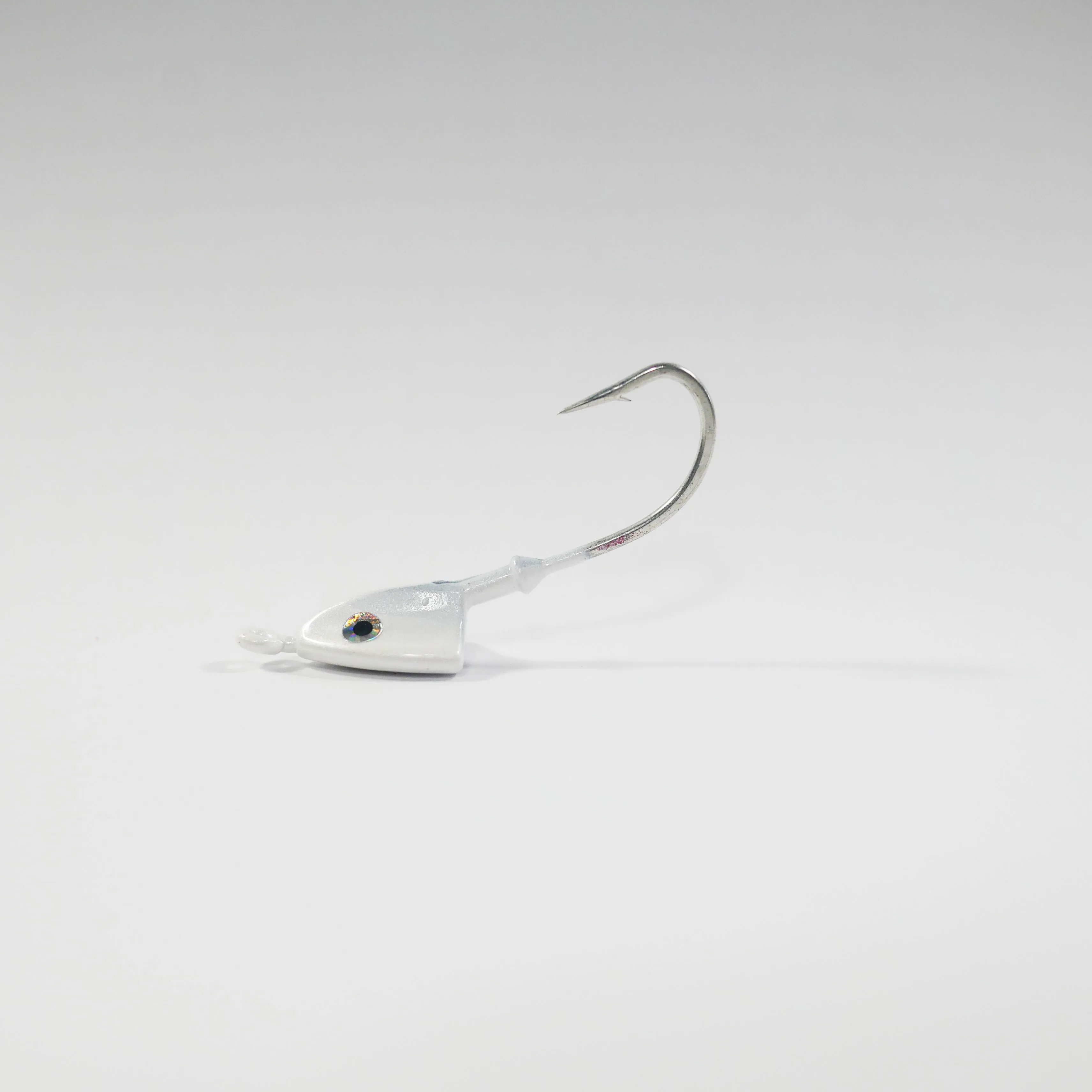 (WHITE) BONEFISH JIGHEAD (30 ANGLED) - 1/8 oz - 3, 5, or 10 pack.  FREE SHIPPING
