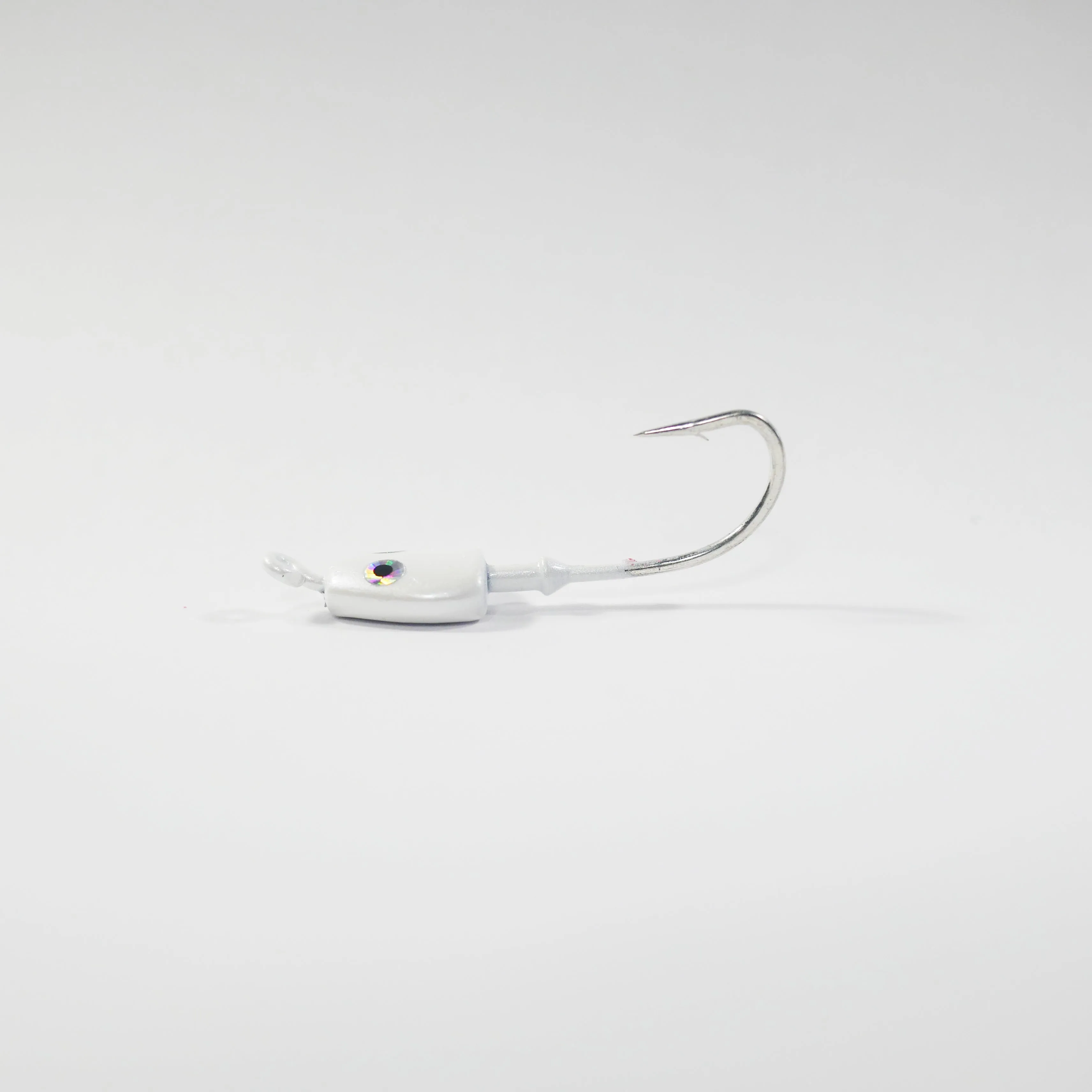 (WHITE) BONEFISH JIGHEAD (STRAIGHT) - 1/4 oz - 3, 5, or 10 pack.  FREE SHIPPING