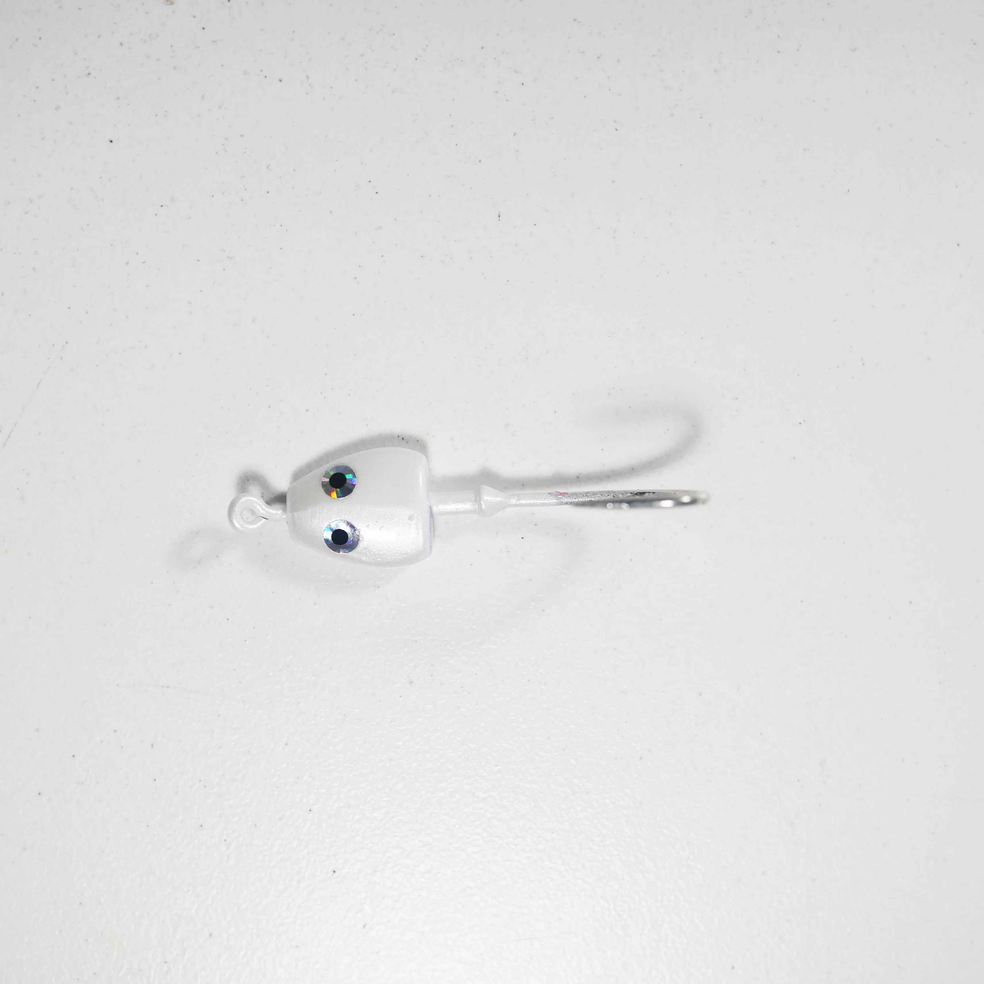 (WHITE) BONEFISH JIGHEAD (STRAIGHT) - 1/8 oz - 3, 5, or 10 pack.  FREE SHIPPING