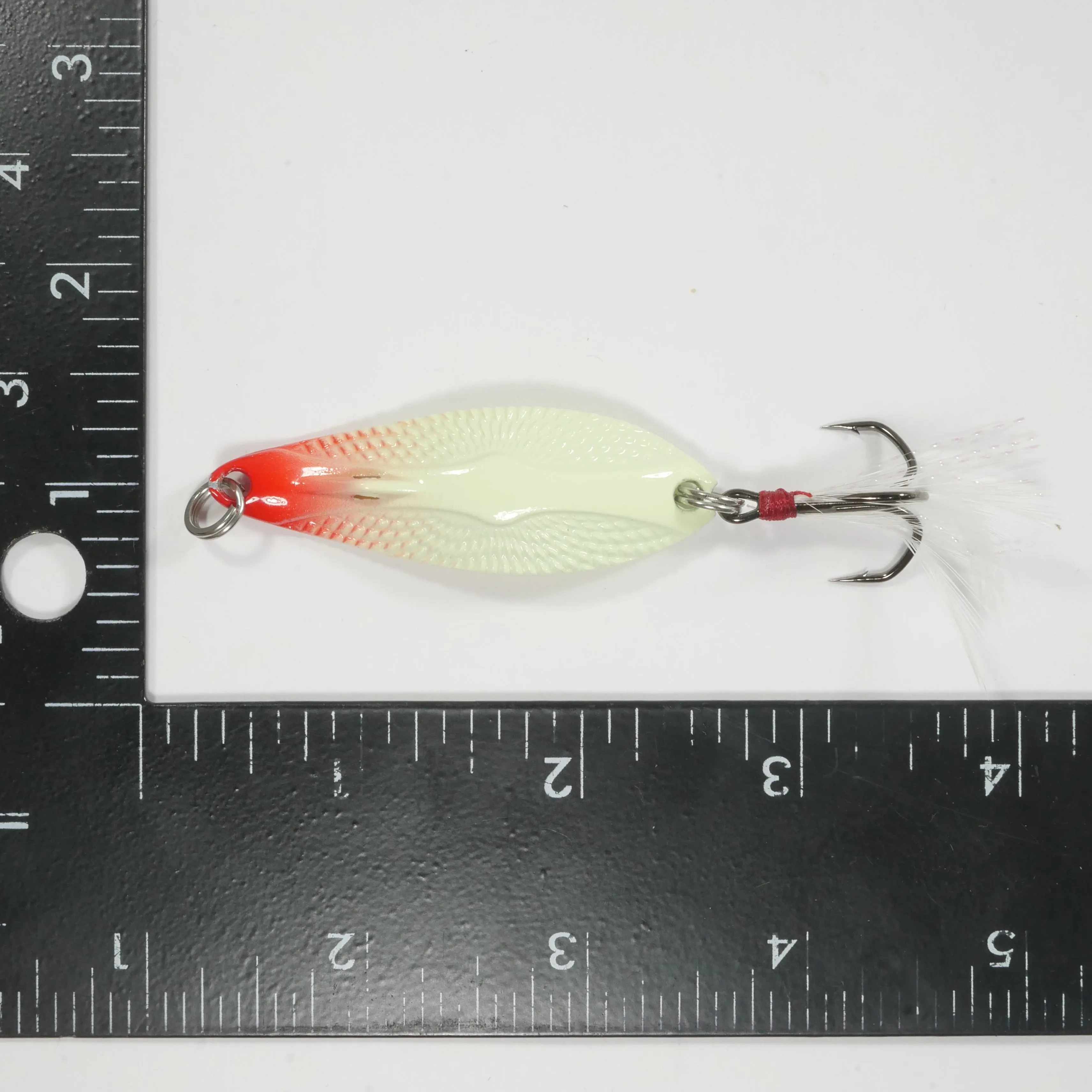 Wobble Spoon - RED/WHITE - 1/2 oz